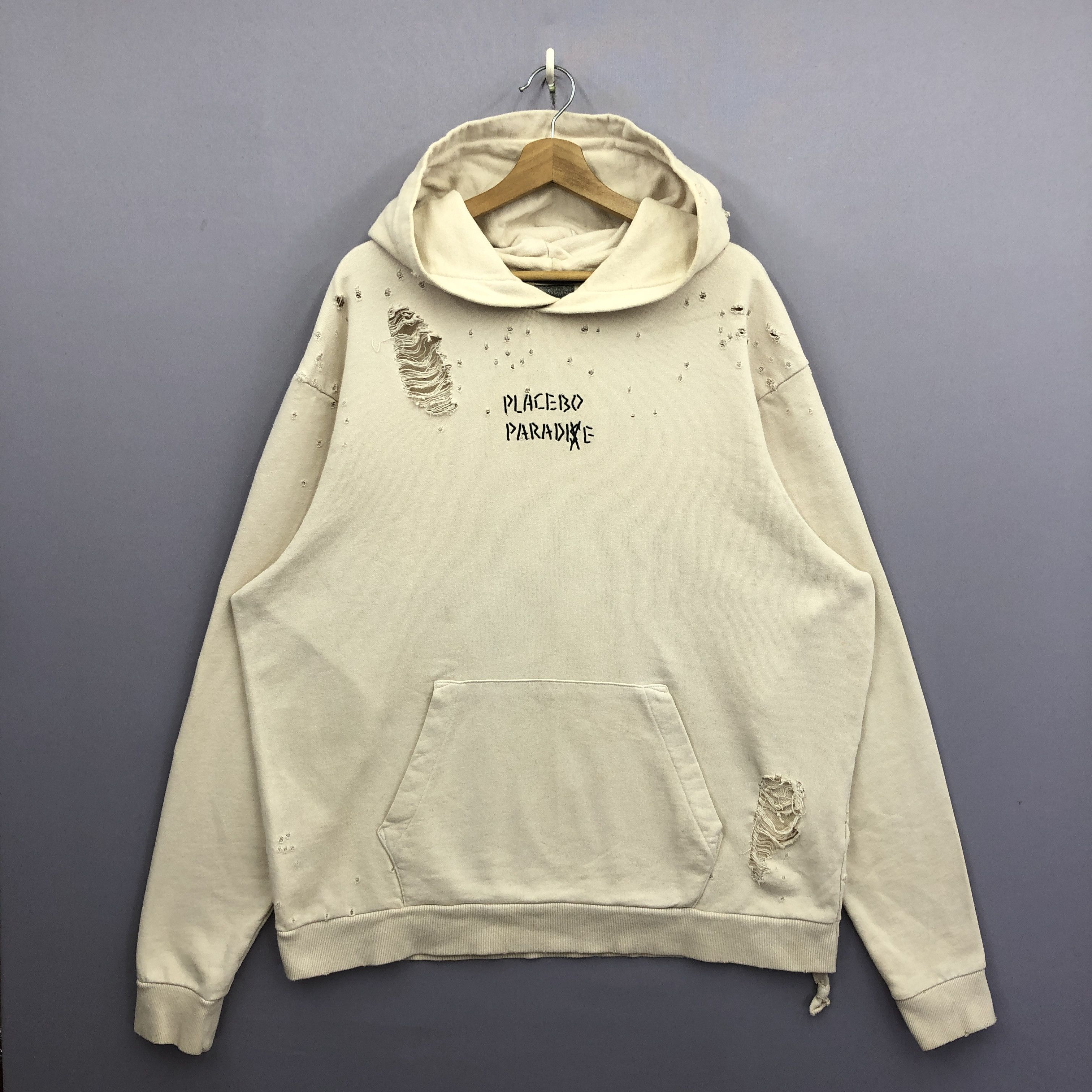 Ksubi Vintage Ksubi Placebo Paradise Hoodie Sweater Sweatshirt Size US XL / EU 56 / 4 - 1 Thumbnail
