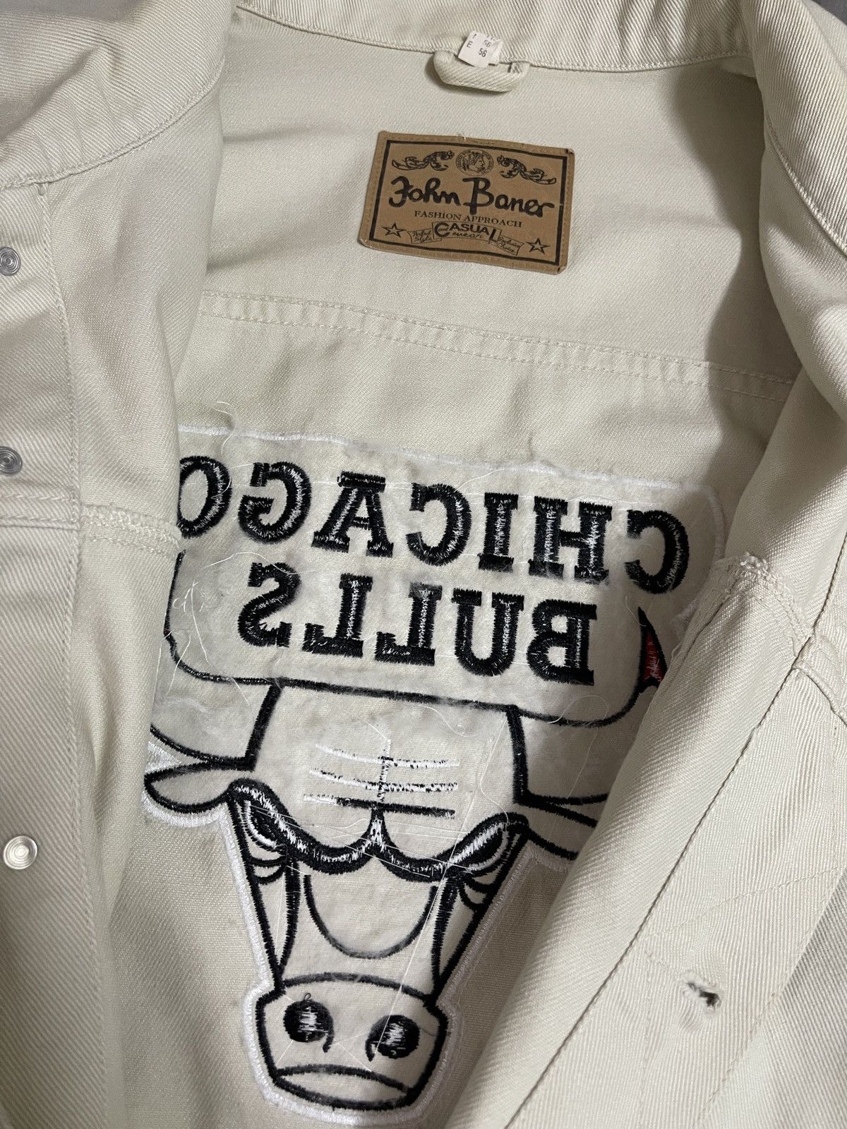 John Baner John Baner X Chicago Bulls Trucker Denim Jacket Streetwear Size US XL / EU 56 / 4 - 10 Thumbnail