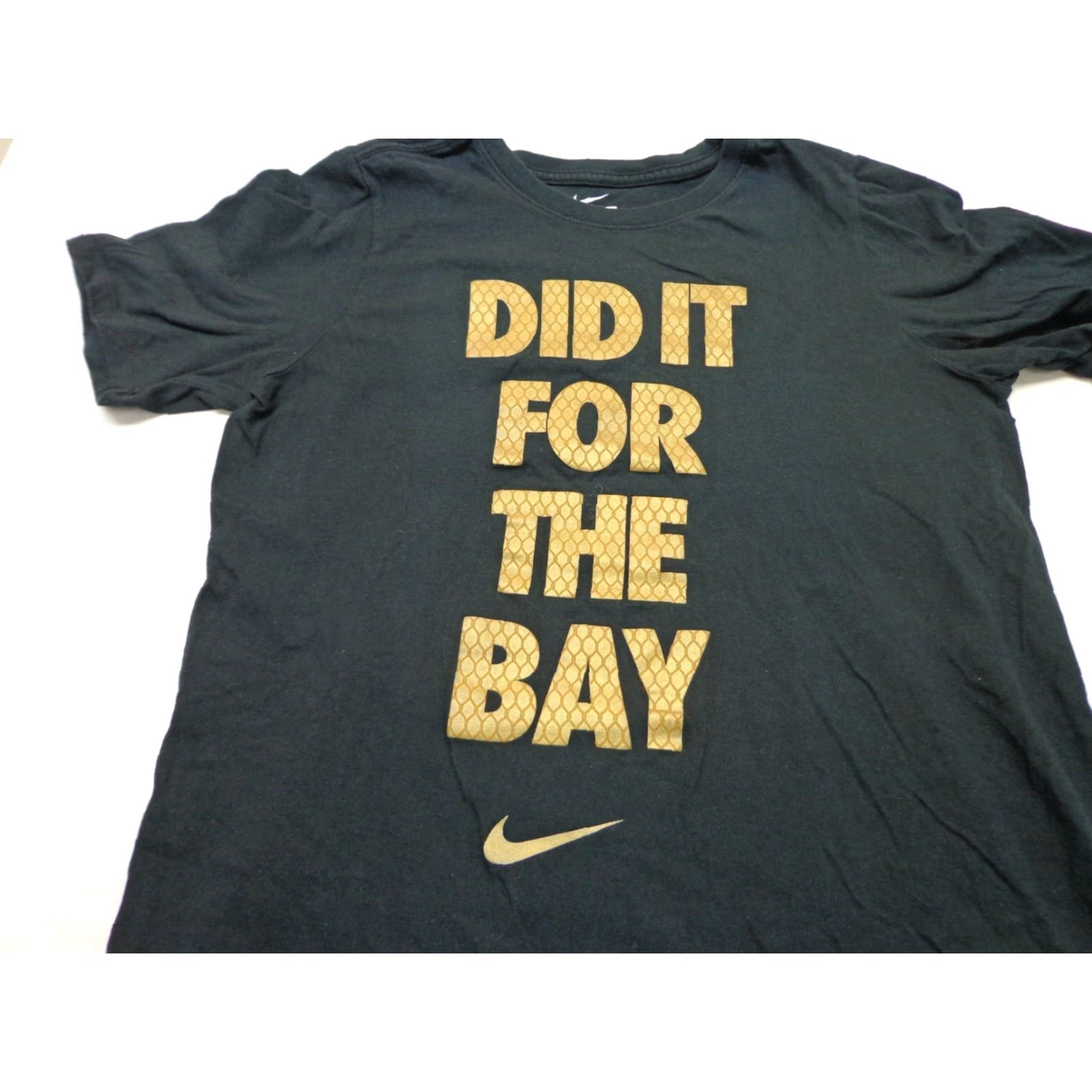 Nike NIKE T SHIRT Women's XL Did It For The Bay Black Athletic Crew Neck Limited Edition Brand Nike Shirt Womens XL Black Did It For The Bay T Shirt Size XL / US 12-14 / IT 48-50 - 2 Thumbnail
