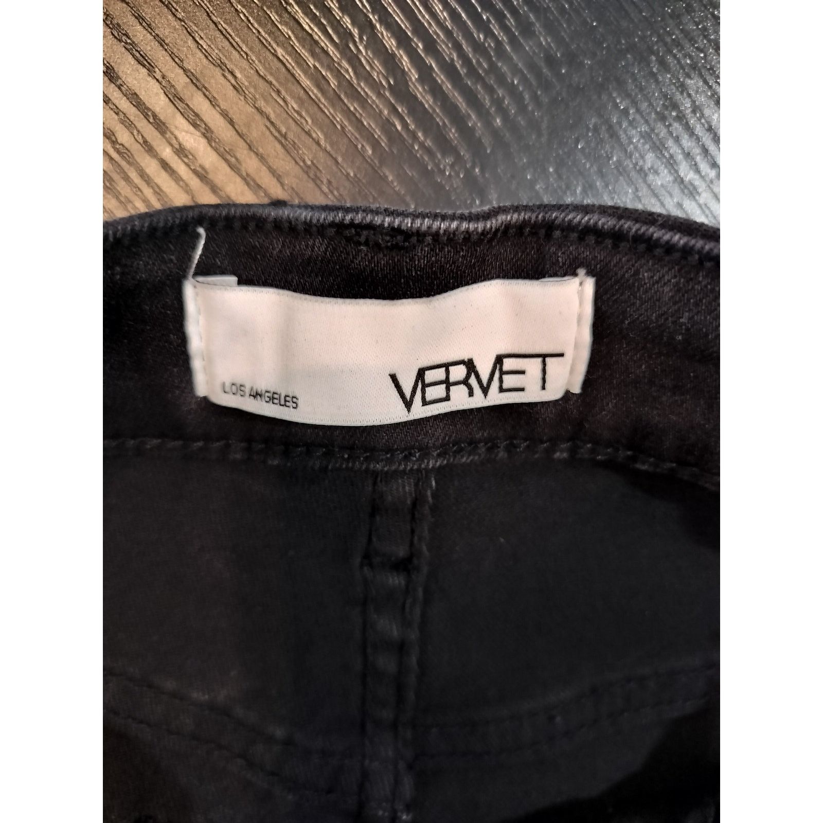 Other Vervet Black High Rise Criss Cross Shorts - Size Small Size 26" / US 2 / IT 38 - 8 Thumbnail