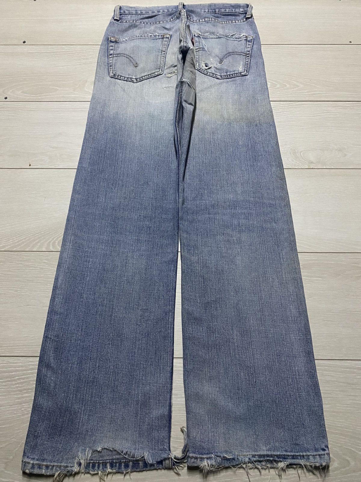 Levi's Vintage Levis Japan Faded Wash Distressed Baggy Jeans Size US 30 / EU 46 - 2 Thumbnail