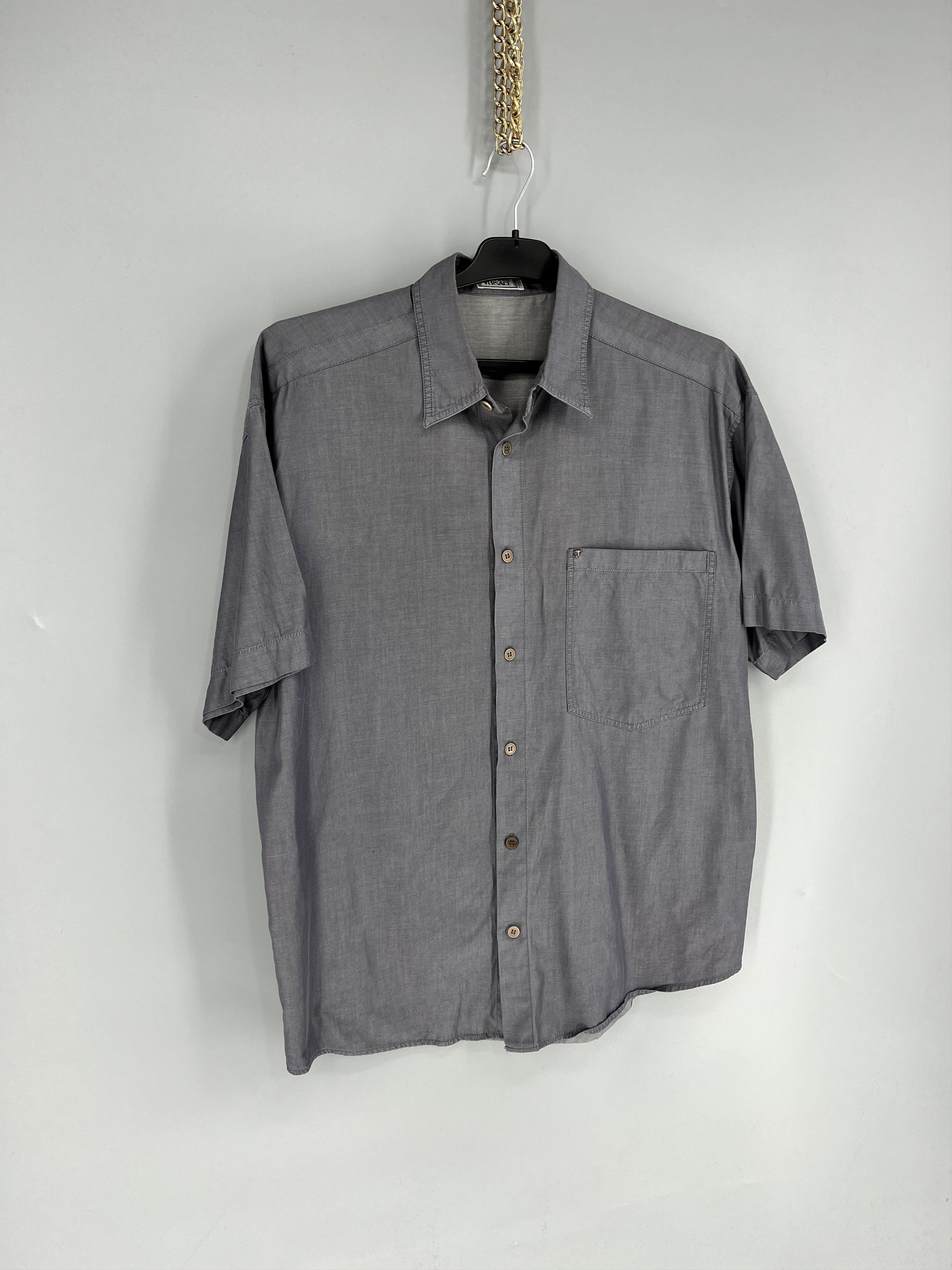 Versace × Vintage Vintage Versace Classic Structure Silk Shirt 90s Size US S / EU 44-46 / 1 - 2 Thumbnail