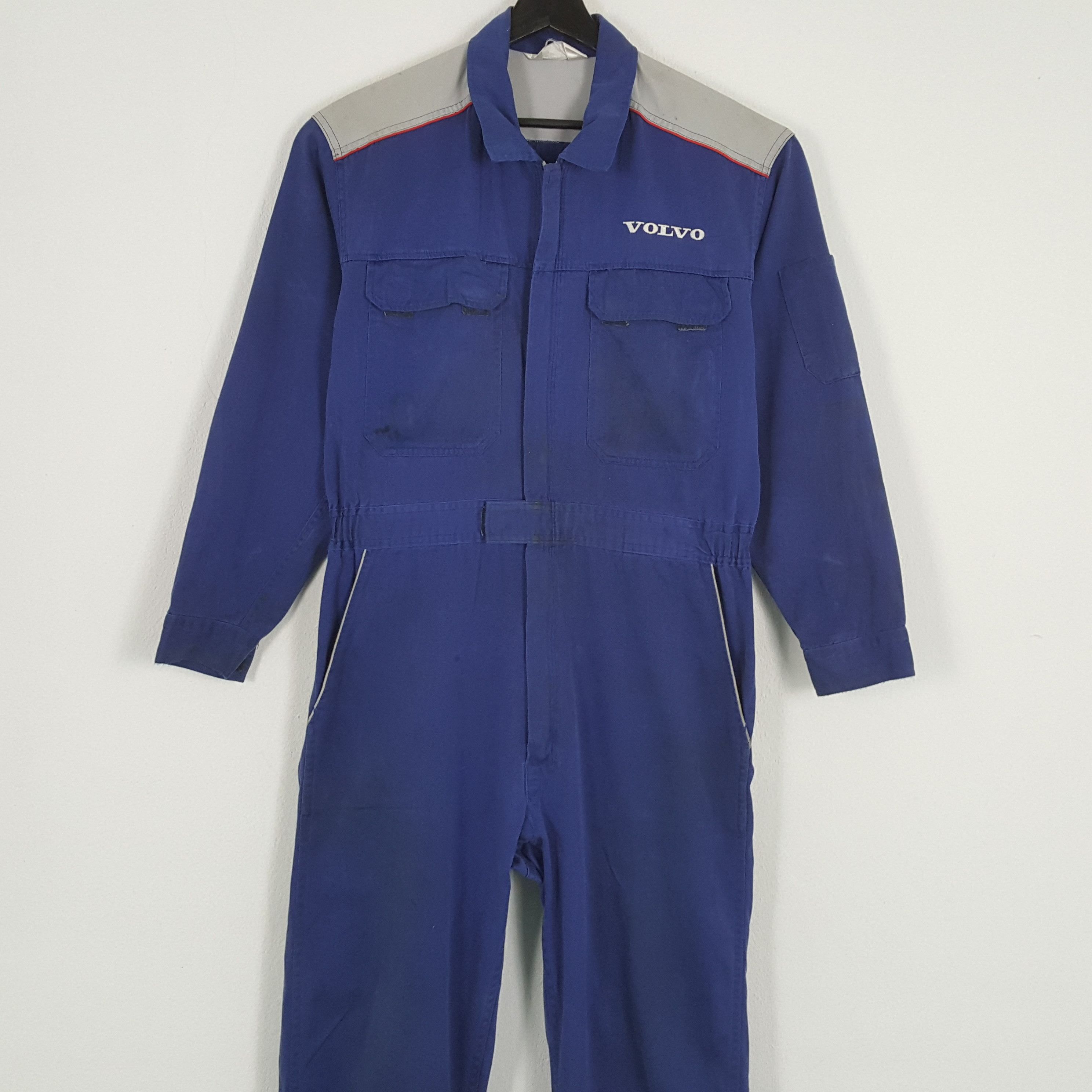 Vintage VOLVO Workwear Racing Style Motorsports Coverall Jacket Size US L / EU 52-54 / 3 - 5 Thumbnail