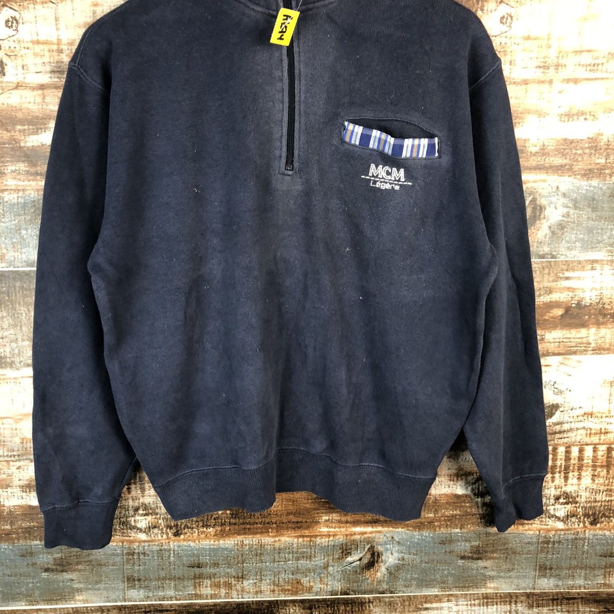 MCM MCM Legere faded Darkblue Sweatshirt vintage #A1514 Size US M / EU 48-50 / 2 - 6 Thumbnail