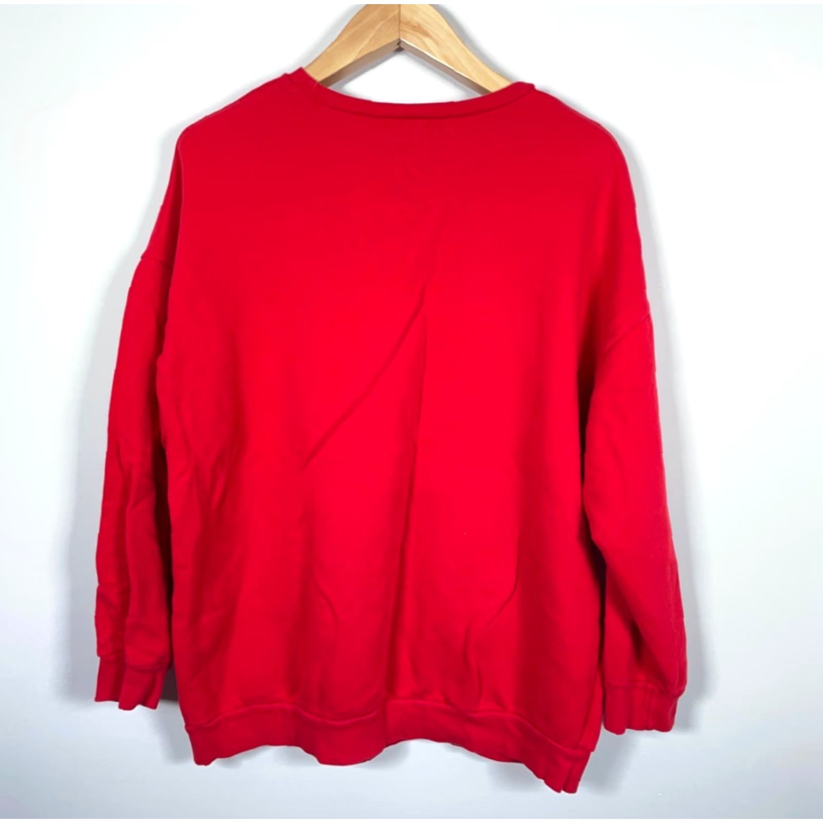 Express Express Sport Sweatshirt Men Crewneck Red Graphic Print 90s Retro Pullover L Red Size US L / EU 52-54 / 3 - 2 Thumbnail