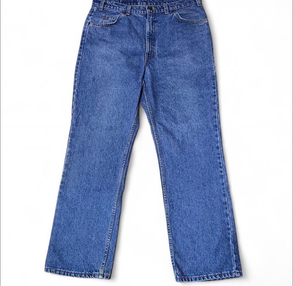 Levi's Orange Tab Blue Levis Jeans 38/30 Size US 38 / EU 54 - 2 Thumbnail