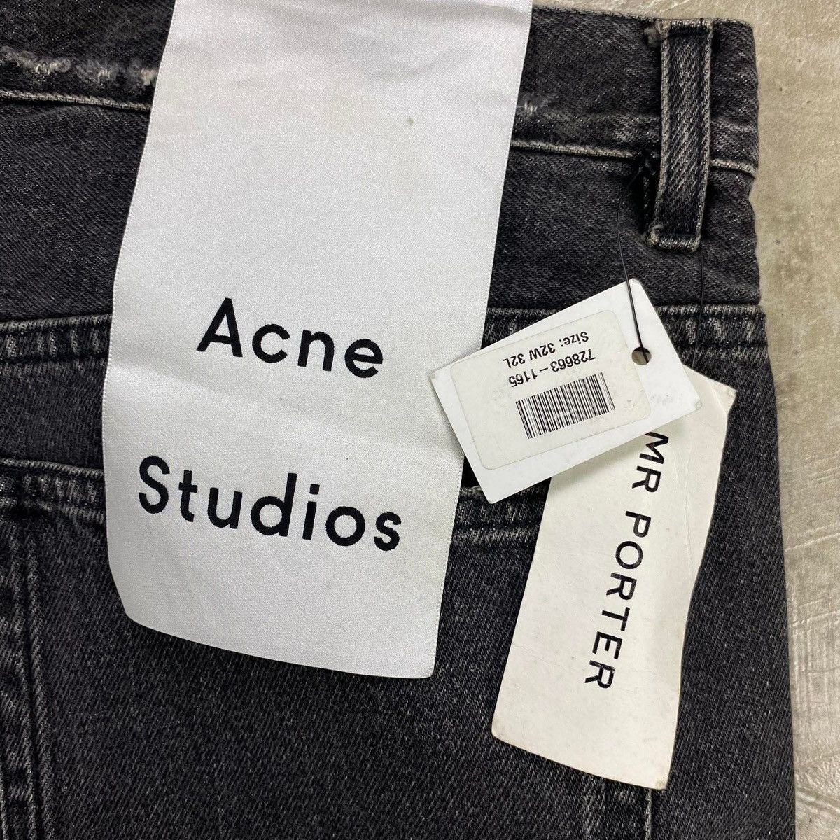 Acne Studios SS2019 Van Black VTG Denim Pants Size US 32 / EU 48 - 10 Thumbnail