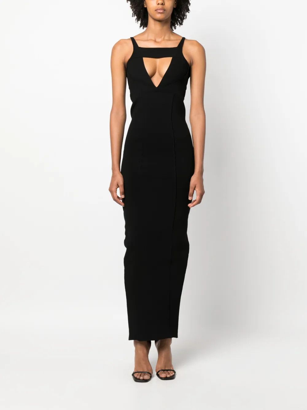 Rick Owens o1y0126 Maxi Dress in Black Size XS / US 0-2 / IT 36-38 - 5 Thumbnail
