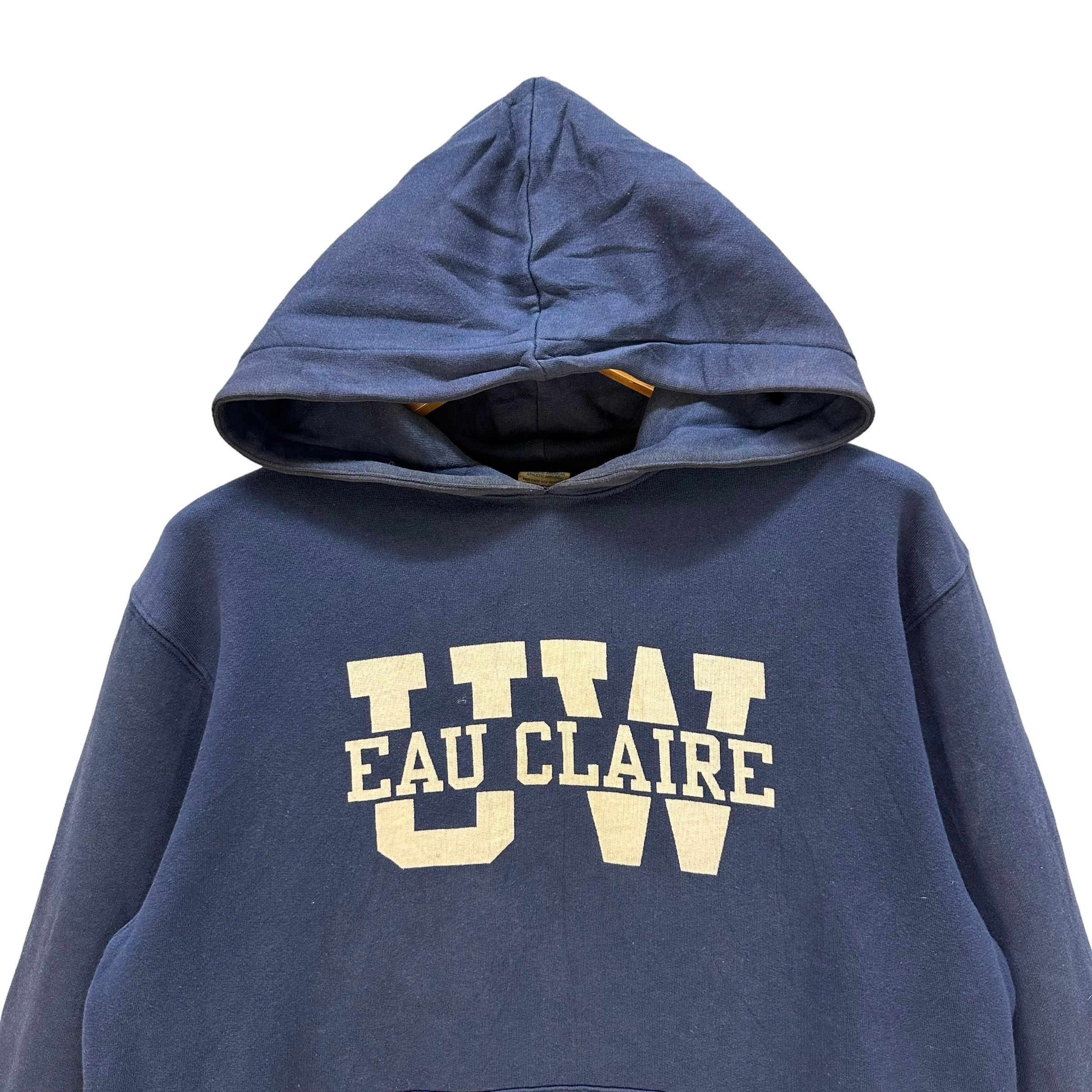 Champion CHAMPION UW EAU CLAIRE BIG LOGO PULLOVER HOODIES #9043-51 Size US L / EU 52-54 / 3 - 2 Thumbnail