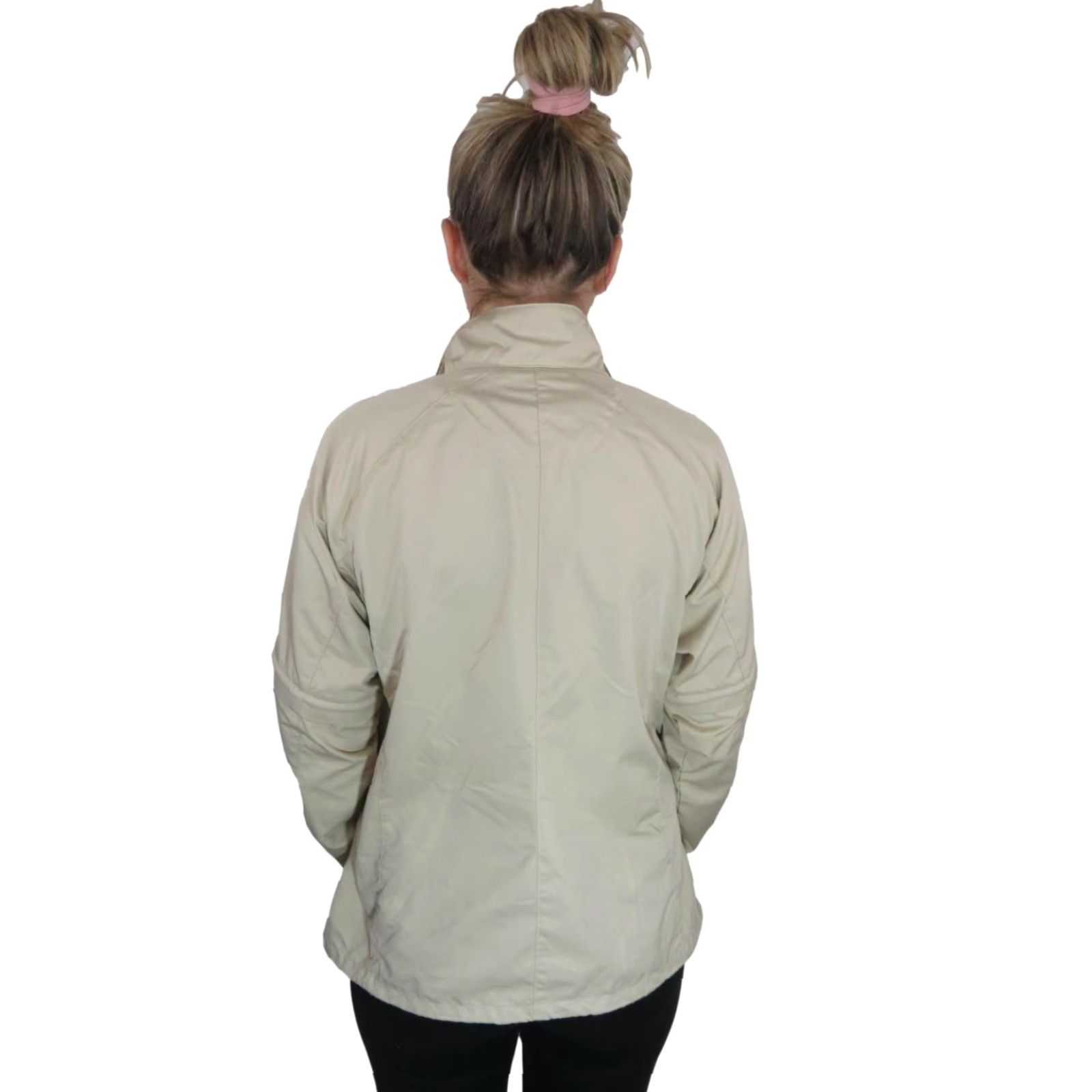 Nike VINTAGE Nike Golf Clima-Fit Lightweight 1/4 Zip Jacket Womens L Tan Windbreaker Coat Size L / US 10 / IT 46 - 2 Thumbnail
