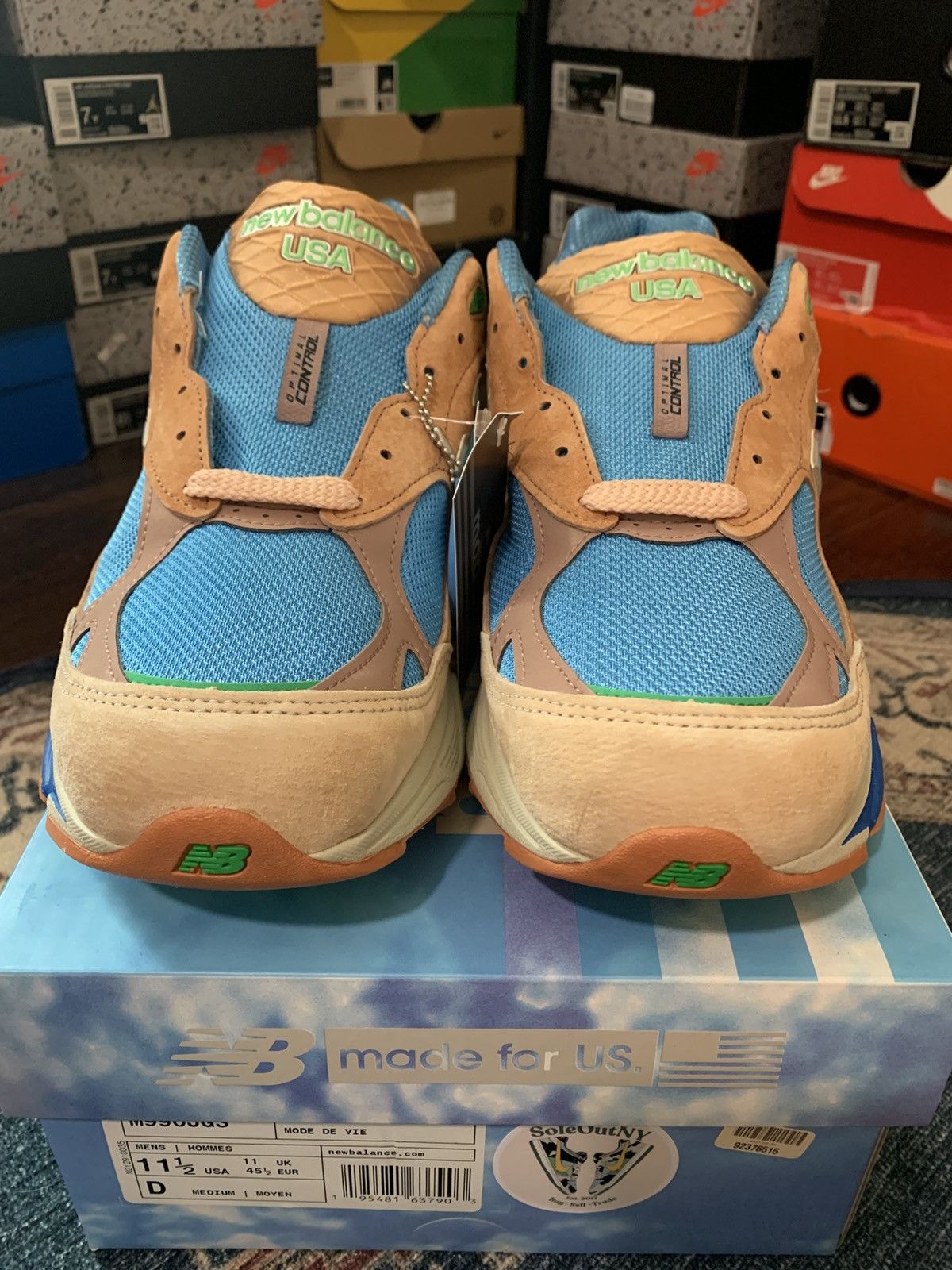 Joe Freshgoods × New Balance 2021 New Balance 990V3 JoeFreshGoods Outside Clothes Size US 11.5 / EU 44-45 - 3 Thumbnail