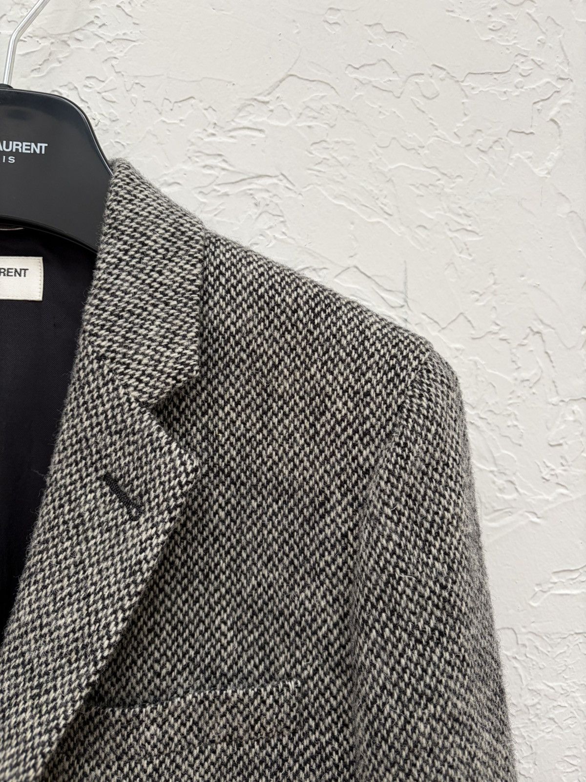 Hedi Slimane × Saint Laurent Paris Grail ! Saint Laurent Blazer Runway Size 36R - 7 Thumbnail