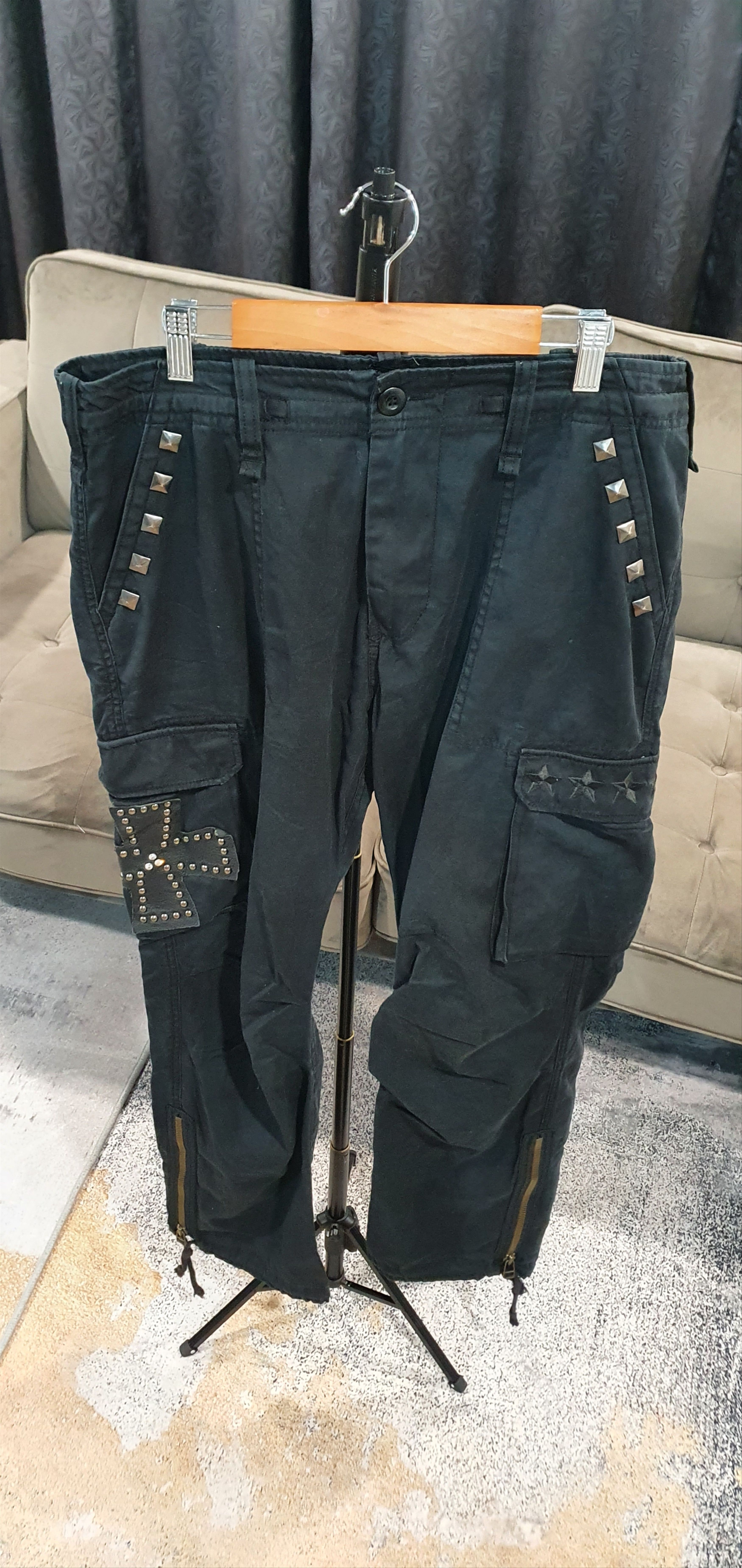 If Six Was Nine × JACKROSE × Japanese Brand 💥Y2K JackRose Bondage Parachute Punk Pants Y2K Size US 34 / EU 50 - 4 Thumbnail