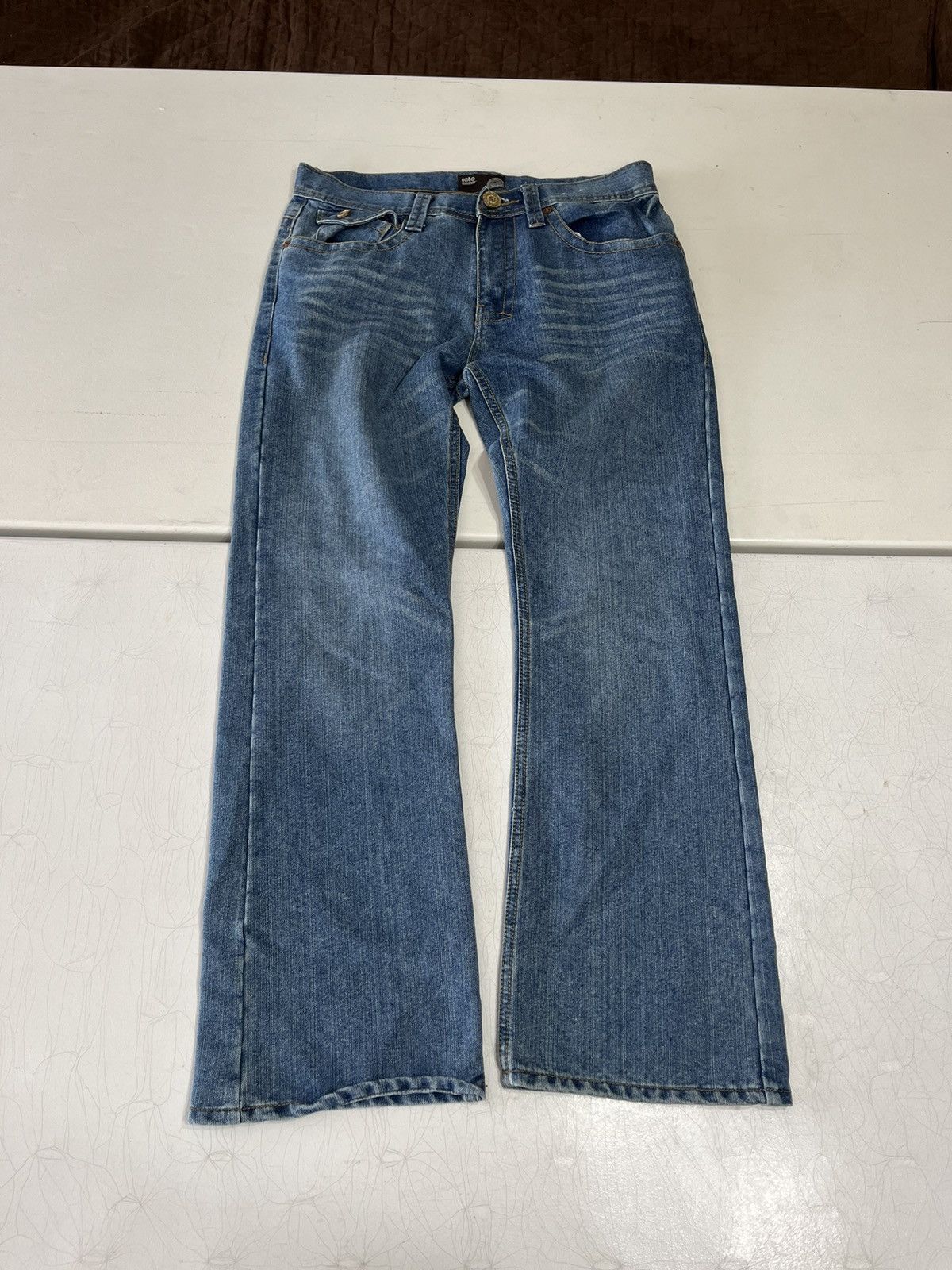 Vintage Y2K no boundaries grunge wide leg jeans Size US 35 - 1 Thumbnail