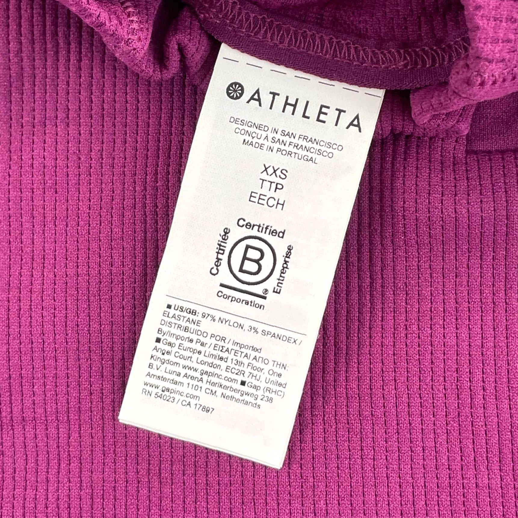 Athleta Athleta Flurry Shirt Women 2XS Plum Training Wicking NWT Mock Neck Half Zip Top Size XXS / US 00 / IT 34 - 3 Thumbnail
