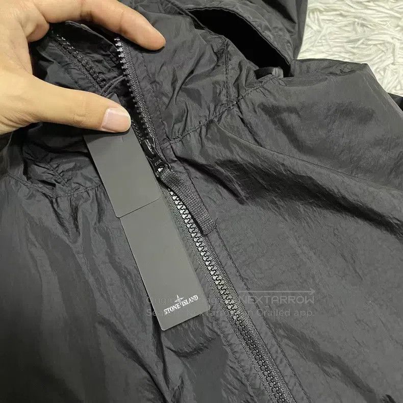 Stone Island Stone Island Pleated Nylon Jacket Black Color Size XXL Size US XXL / EU 58 / 5 - 4 Thumbnail