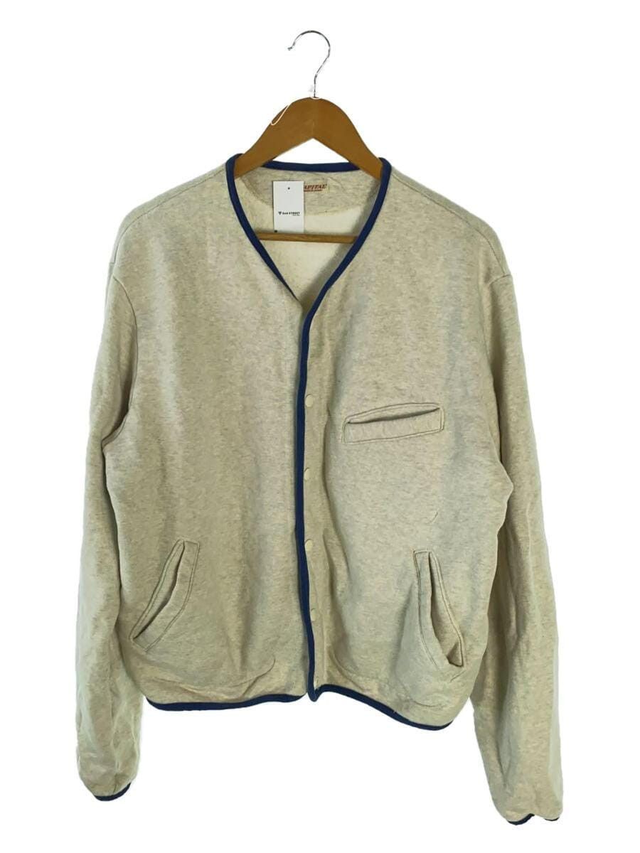 image of Kapital Piped Cardigan in Grey, Men's (Size XL)