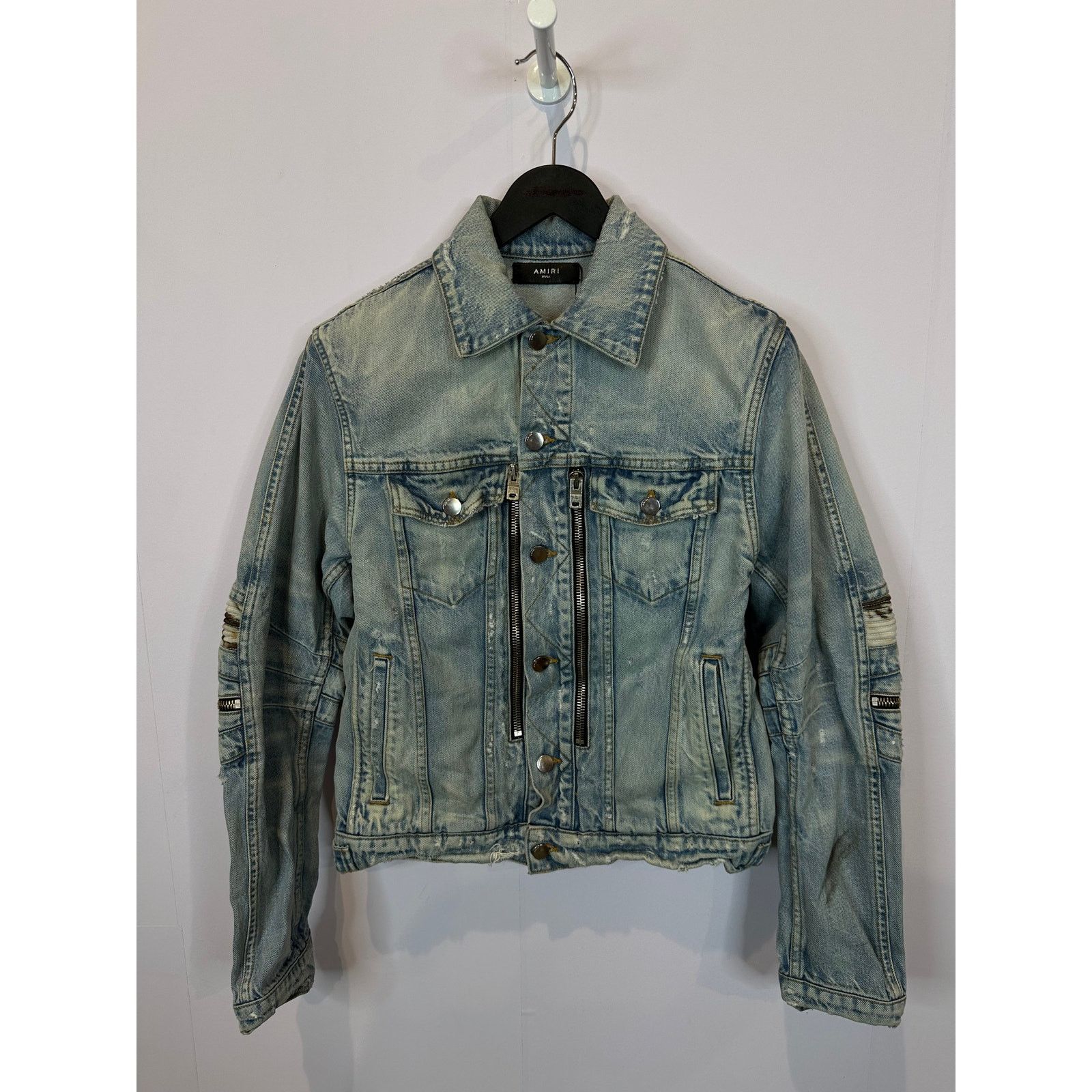 Amiri Amiri MX2 Jean Jacket Marble Used Small Size US S / EU 44-46 / 1 - 2 Thumbnail