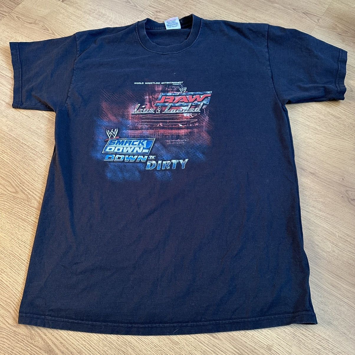 Vintage Vintage WWE T Shirt Size US L / EU 52-54 / 3 - 1 Thumbnail