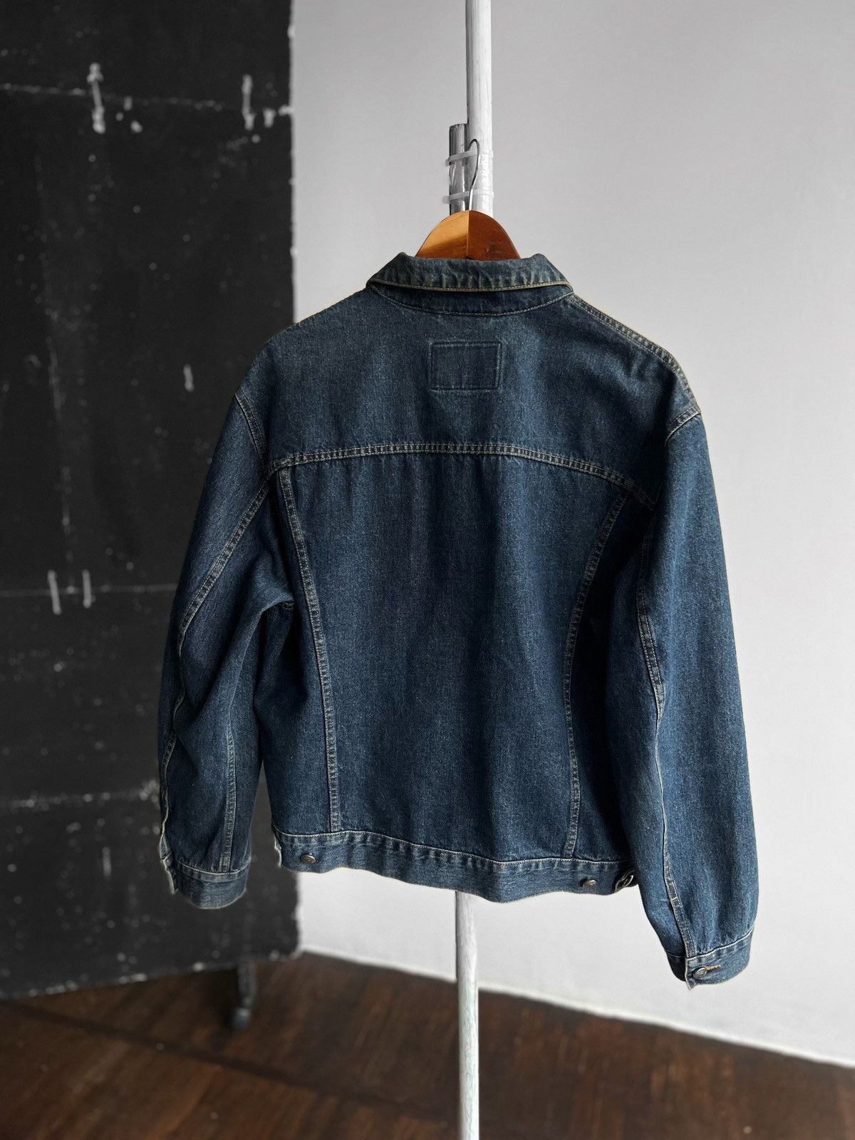 Hugo × Hugo Boss × Vintage Hugo Boss Mens Vintage 90s Blue Long Sleeve Denim Jacket Size US M / EU 48-50 / 2 - 3 Thumbnail