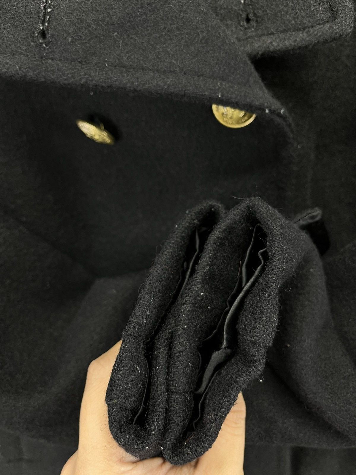 Fidelity Fidelity X Journal Standard Black Wool Jacket Size S / US 4 / IT 40 - 10 Thumbnail