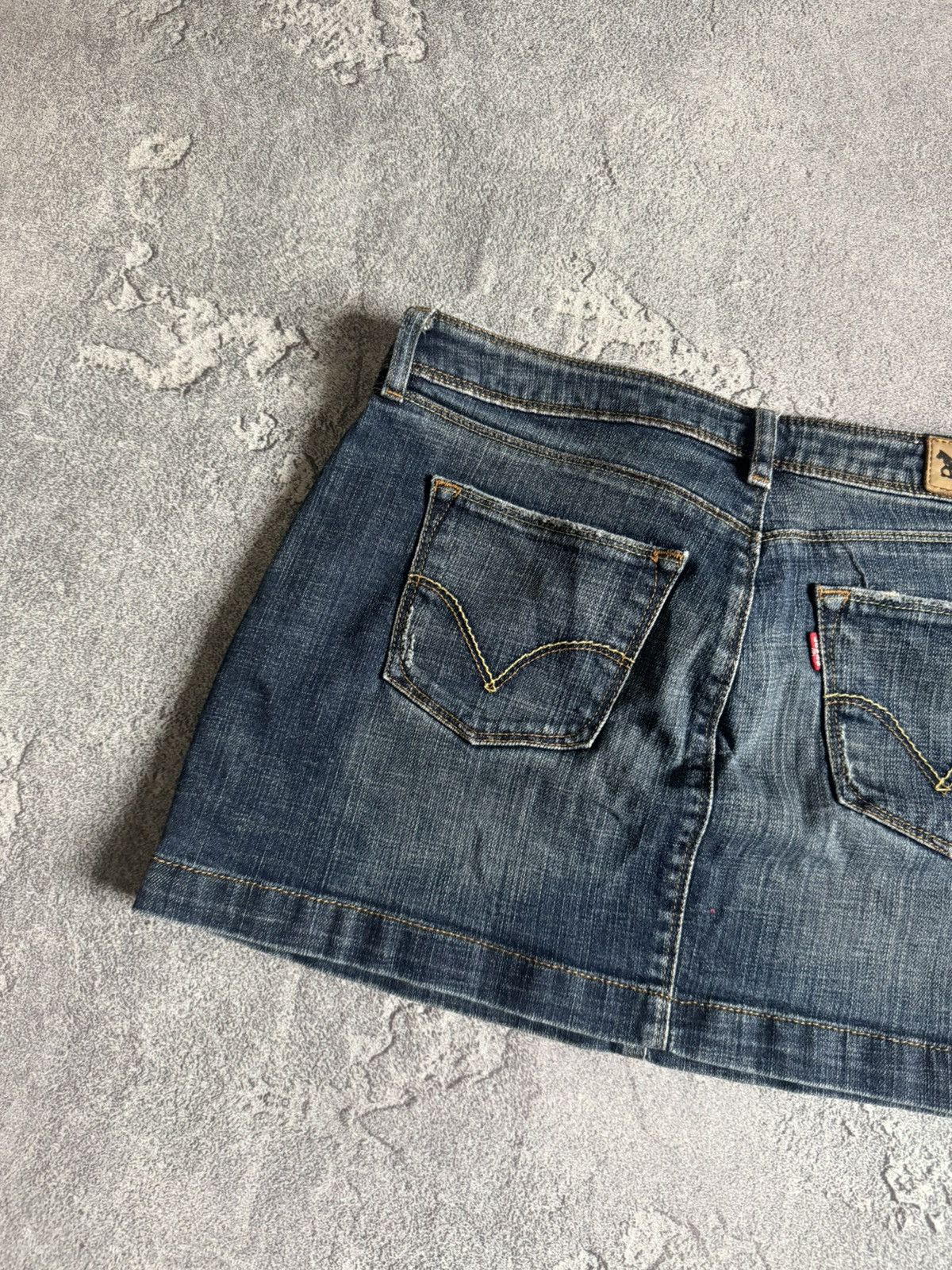 Levi's Levis Levi’s vintage denim y2k mini skirt punk opium Size 27" / US 4 / IT 40 - 7 Thumbnail