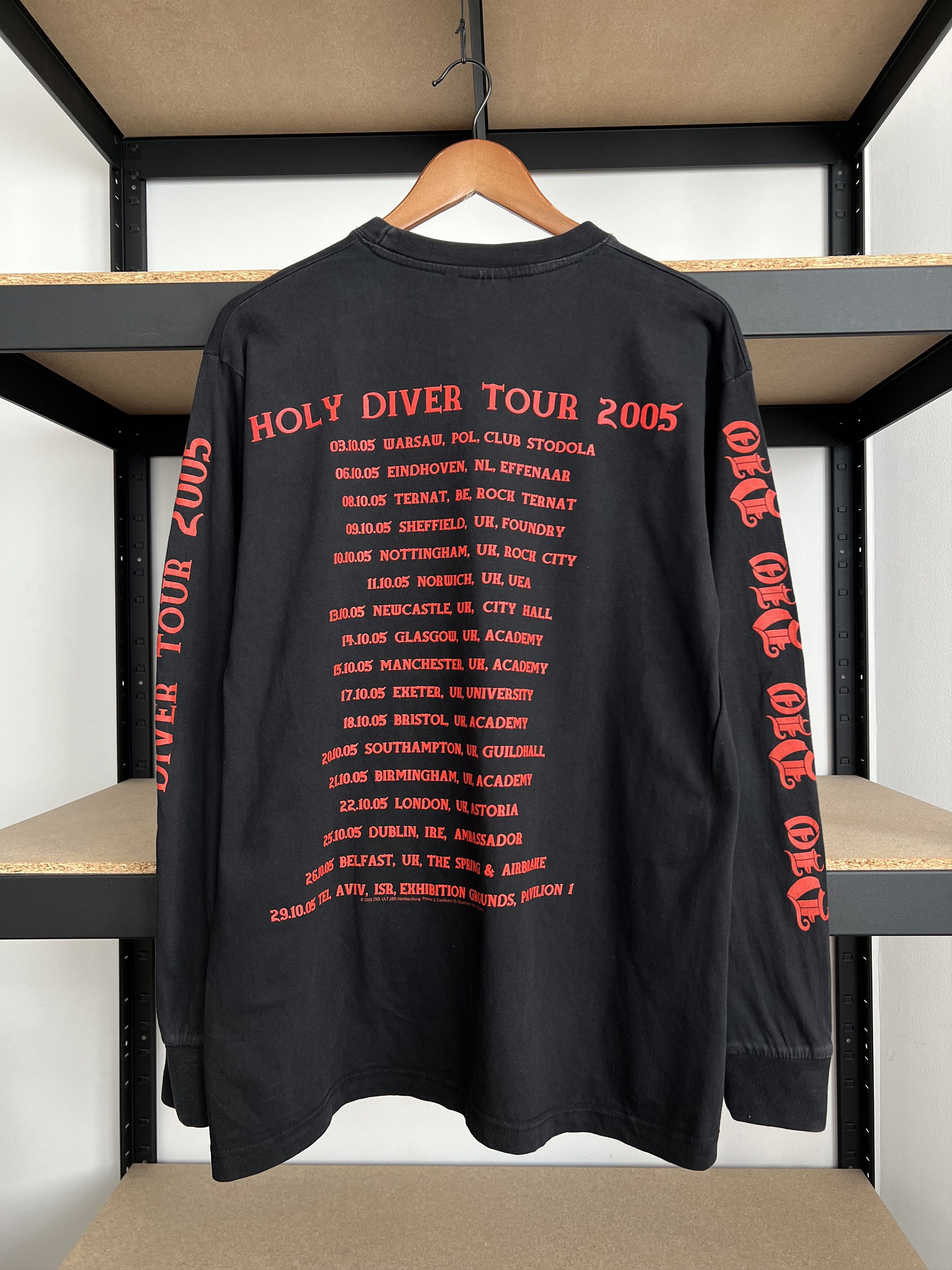 Band Tees Vintage 2005 Dio Holy Diver Tour Black Long Sleeve T-shirt Size US L / EU 52-54 / 3 - 3 Thumbnail