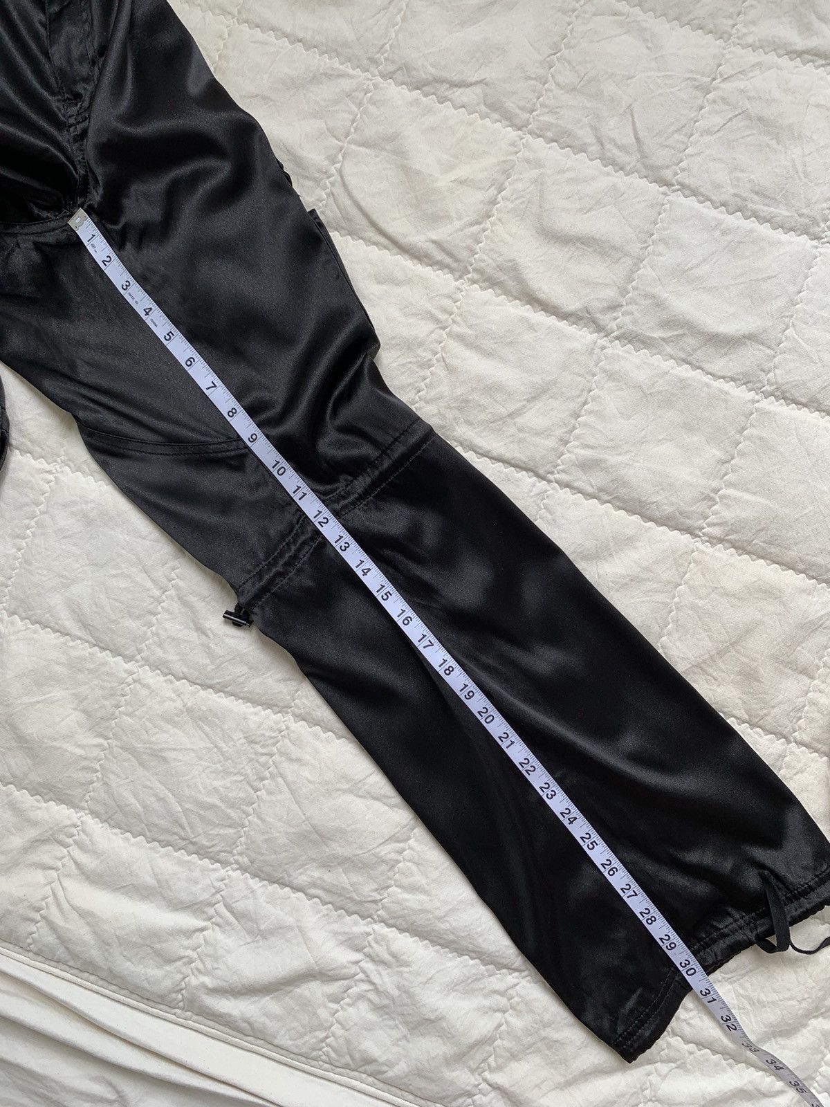Japanese Brand 2000s Civarize Gasmask Glitter Cargo Flared Pant Size US 32 / EU 48 - 14 Thumbnail