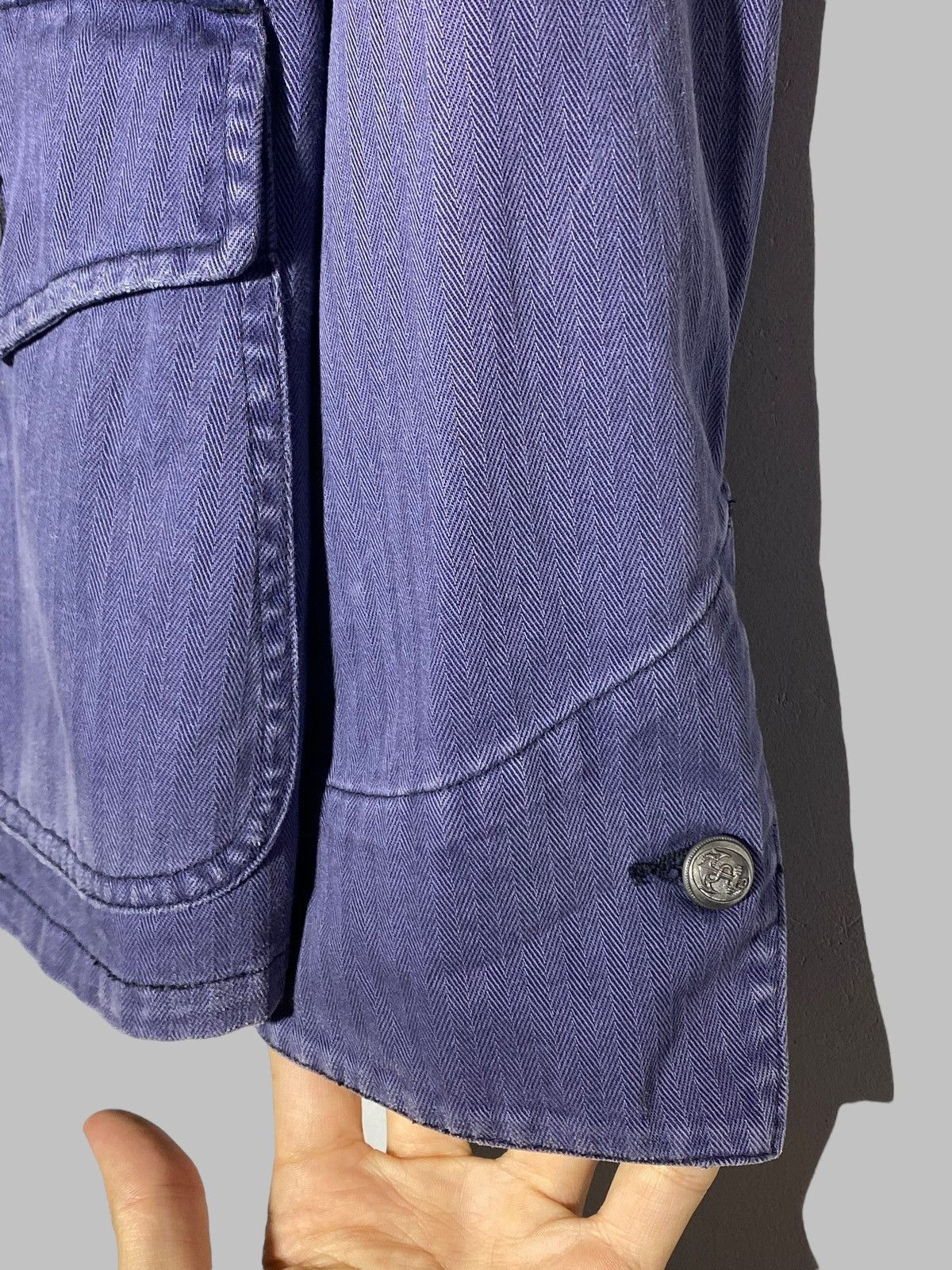 RRL Ralph Lauren RRL Double R Ralph Lauren Vintage Denim Jacket Officer Vibe Size S / US 4 / IT 40 - 12 Thumbnail