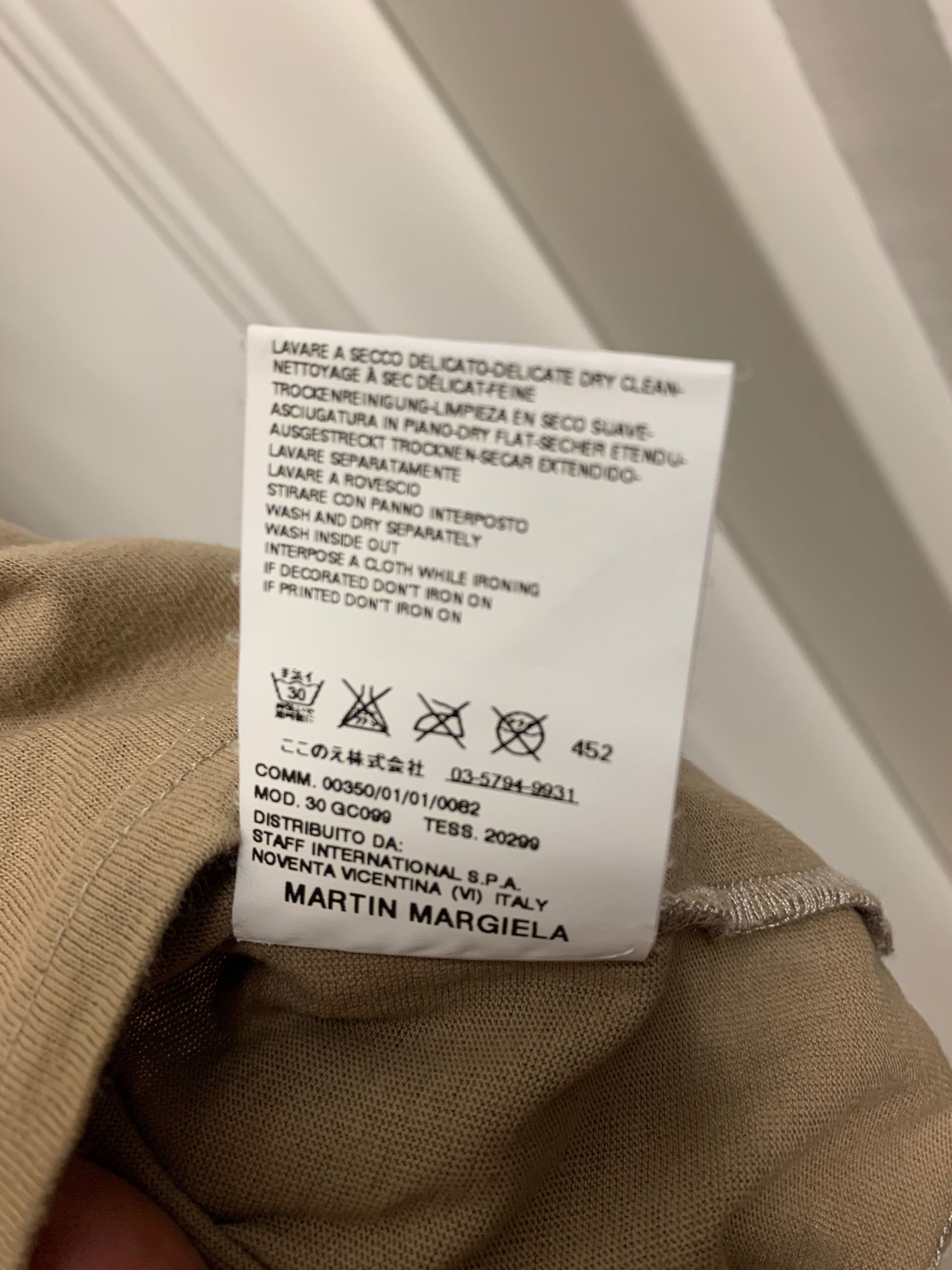 Maison Margiela MAISON MARTIN MARGIELA ORIGINAL T-SHIRT SIZE-S Size US S / EU 44-46 / 1 - 9 Thumbnail