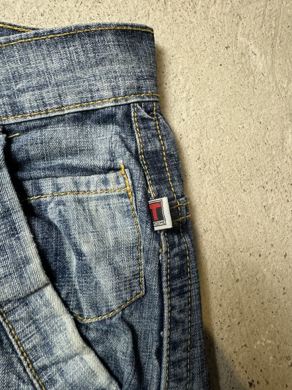 Vintage Y2K Timezone Multipocket Denim Star Pants