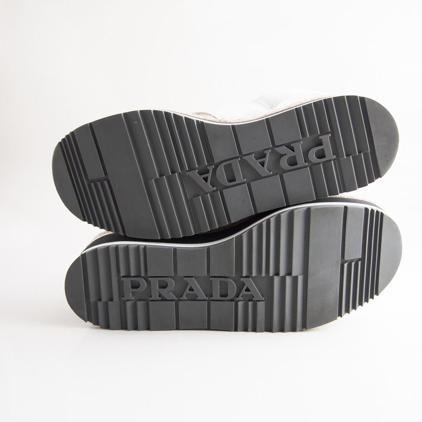 Prada Prada Slingback Sandals Platfom White Leather US 9.5 EU 39.5 Size US 9.5 / IT 39.5 - 8 Thumbnail