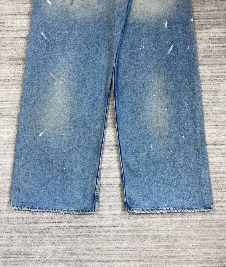 Acne Studios Acne Studios Blue ink-splashed mud-dyed denim trousers Size US 32 / EU 48 - 6 Thumbnail