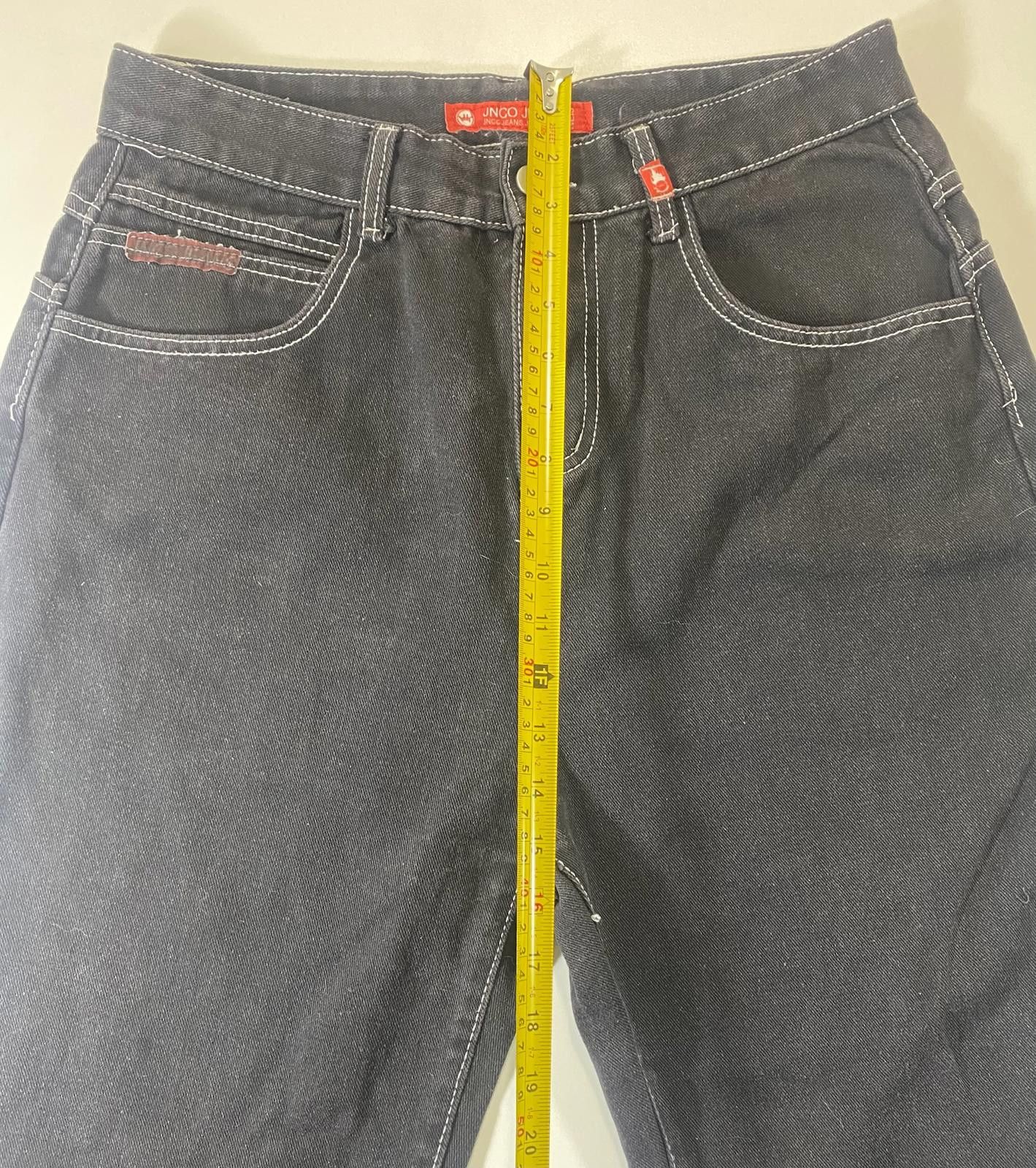JNCO Vintage JNCO Black Wide Leg Denim Jeans 32 Size 32" / US 10 / IT 46 - 2 Thumbnail