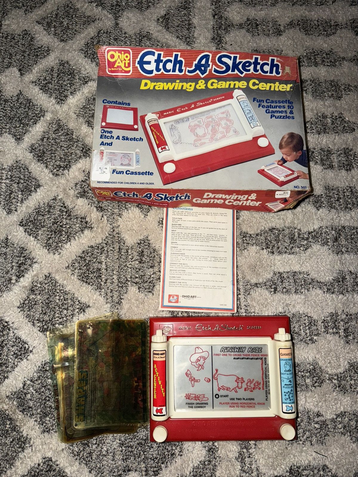 Other Ohio Art Etch A Sketch Complete With Box As Is For Parts Size ONE SIZE - 1 Thumbnail