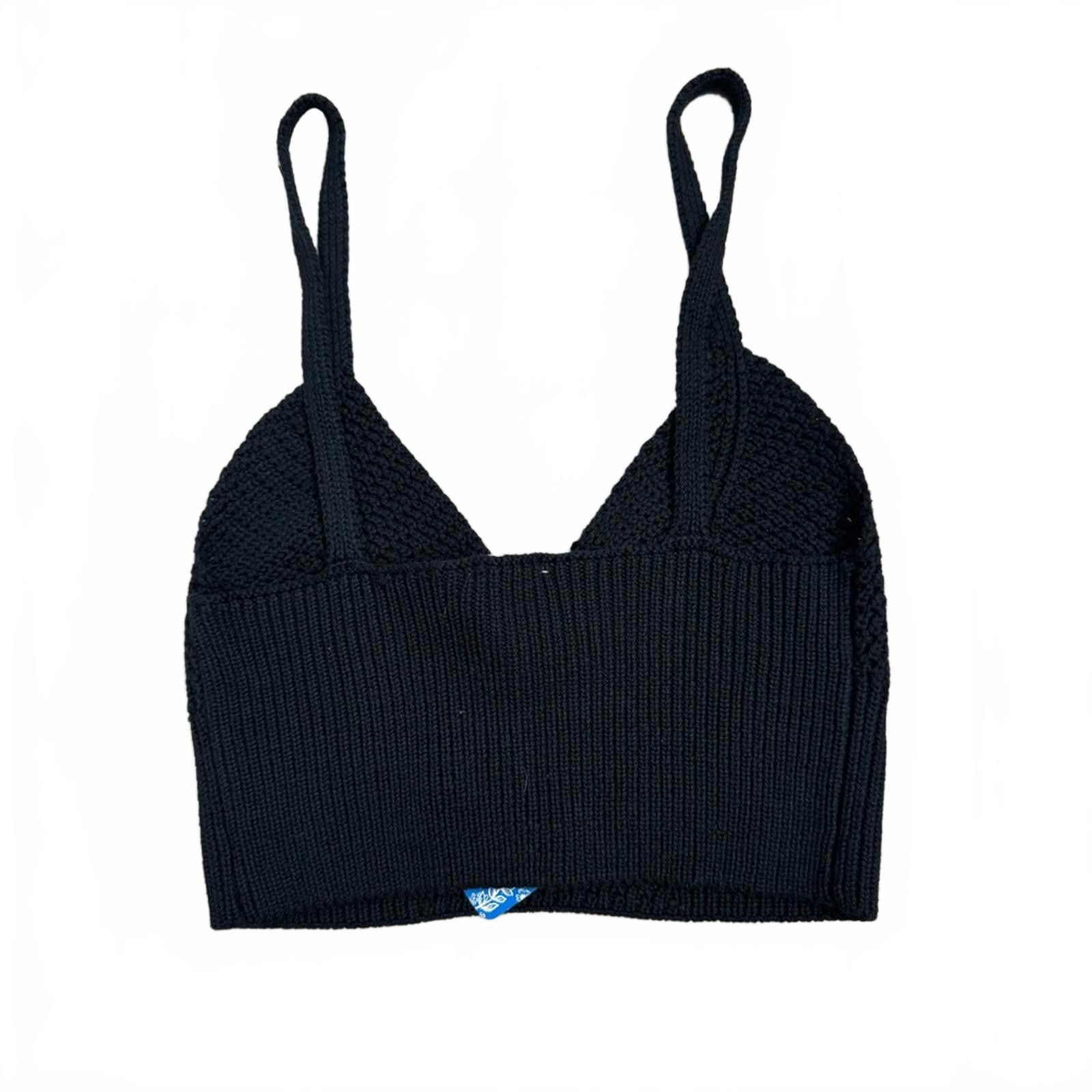 Free People NWT Free People Black Crochet Bralette Crop Top- Size Large Size L / US 10 / IT 46 - 5 Thumbnail
