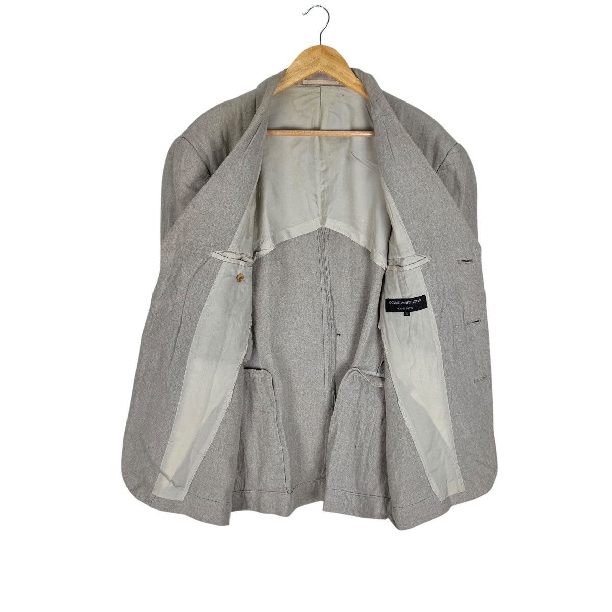 Comme des Garcons Homme Plus 🌟CDG HOMME PLUS AW1995 LINEN BLAZER COAT Size US M / EU 48-50 / 2 - 10 Thumbnail