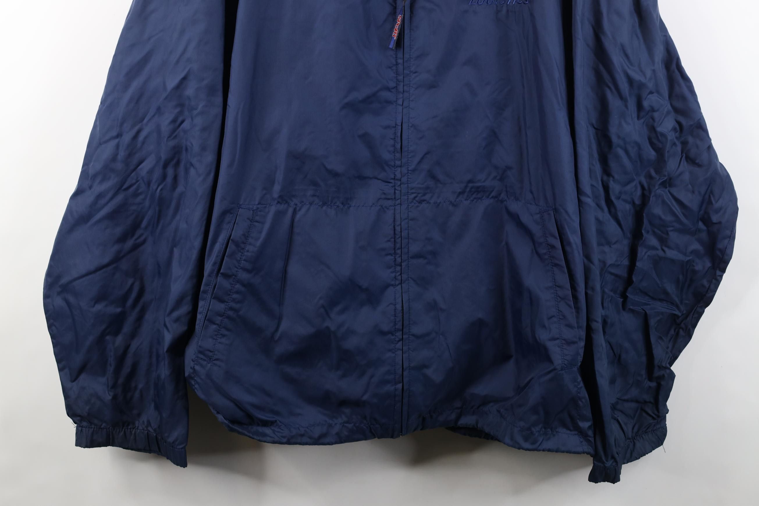 Vintage Vintage 90s Sunoco Gas Full Zip Hooded Windbreaker Jacket Size US XL / EU 56 / 4 - 3 Thumbnail