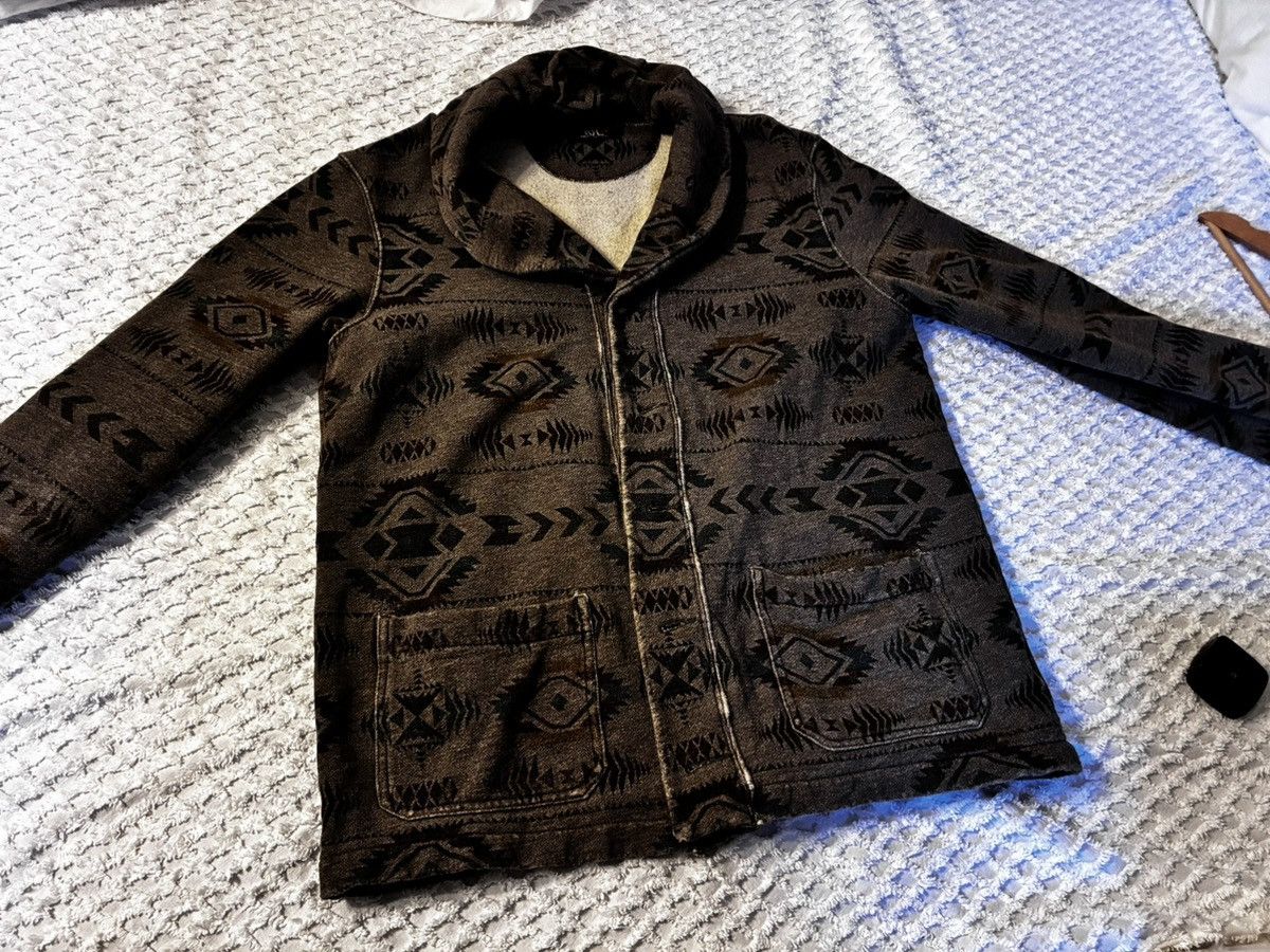Rrl navajo cardigan