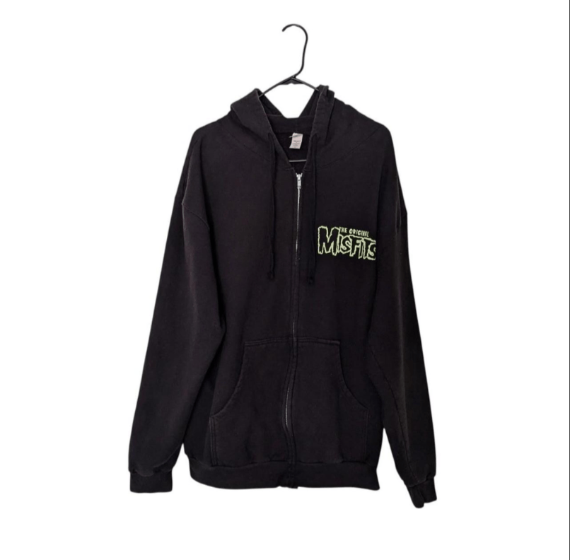 Misfits Misfits Rock Band Zip-Up Sweater Hoodie Size XL Size US XL / EU 56 / 4 - 1 Thumbnail
