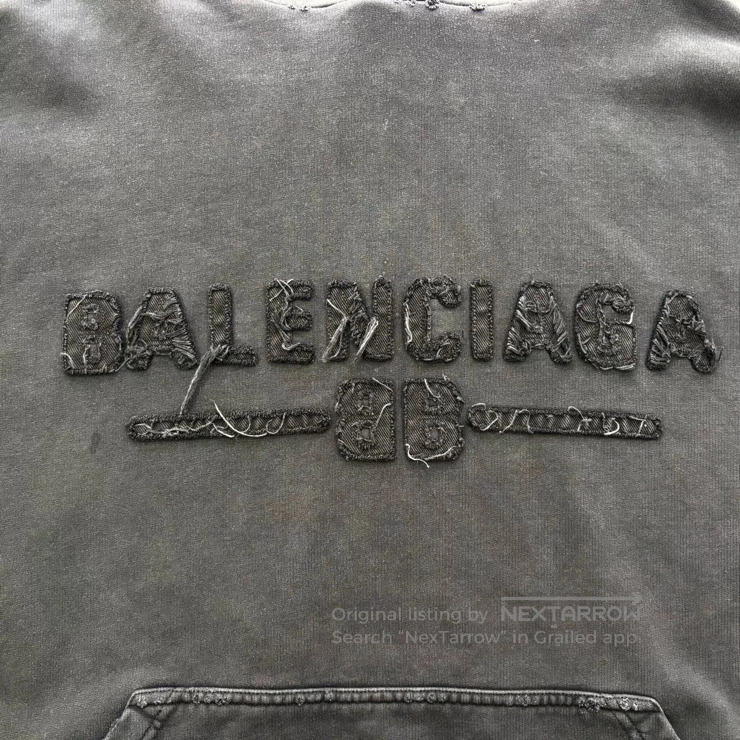 Balenciaga balenciaga black logo hoodie for men. Size US M / EU 48-50 / 2 - 4 Thumbnail