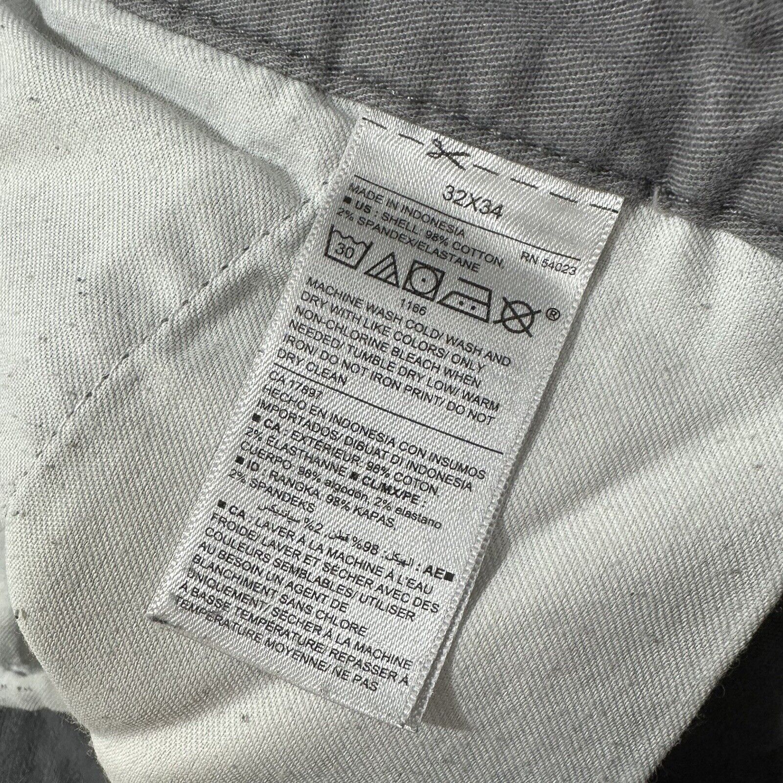 Old Navy Old Navy 32x33 Ultimate Slim Chino Pants Light Gray Flex Size US 32 / EU 48 - 6 Thumbnail