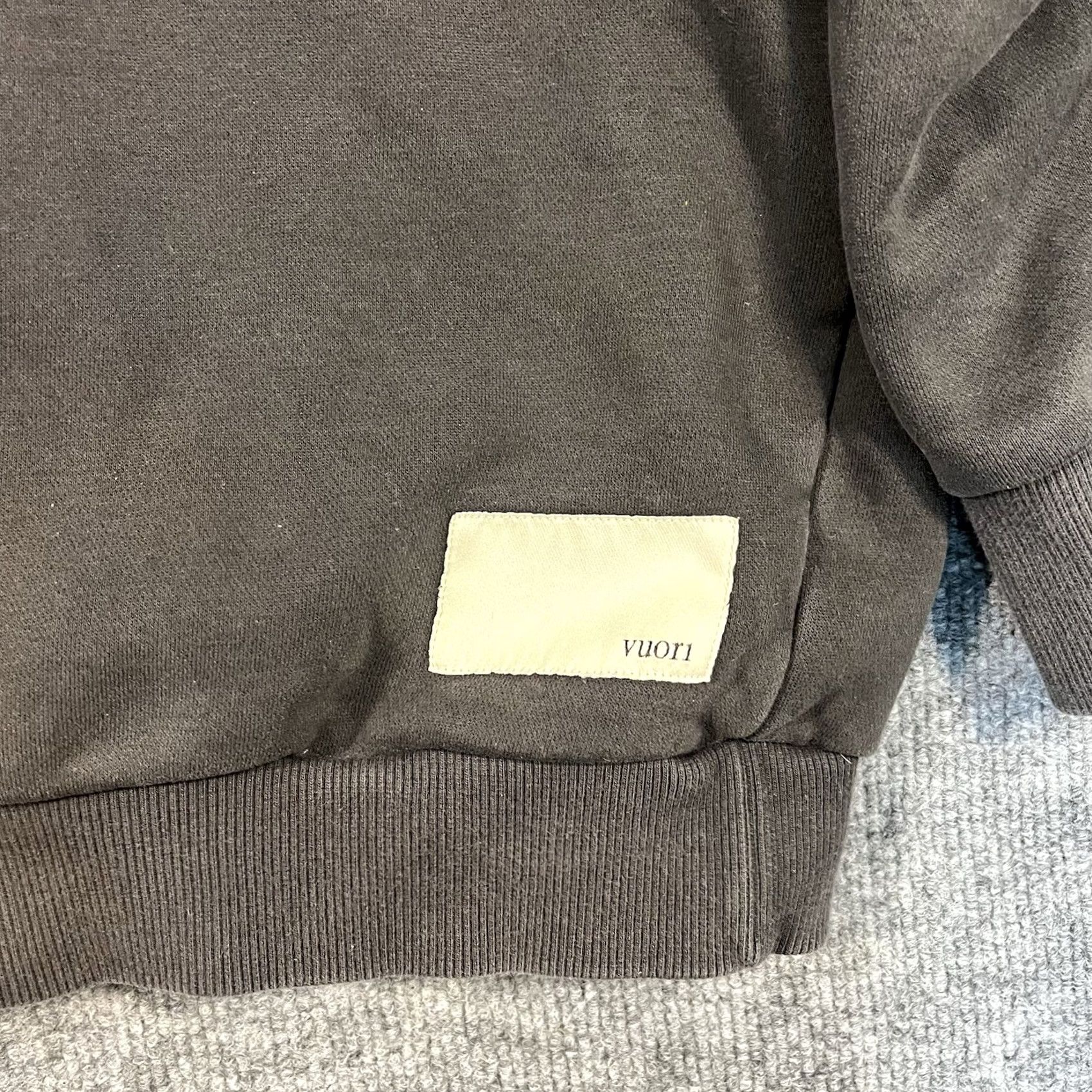 Vuori Vuori Restore Oversized Hoodie Women's L Gray/Black Size L / US 10 / IT 46 - 2 Thumbnail