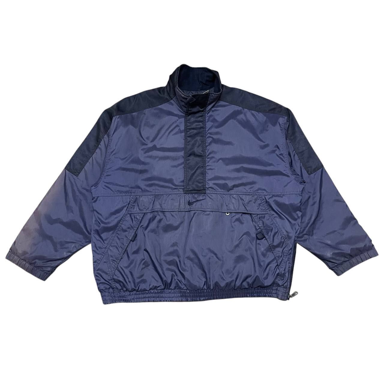 Nike Vintage 90’s Nike Big Swoosh Anorak Jacket Size US XXL / EU 58 / 5 - 4 Thumbnail