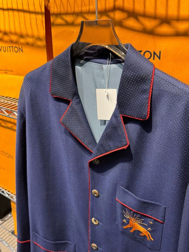 Gucci Gucci The Lion King's blue dot suit Size 52R - 2 Thumbnail