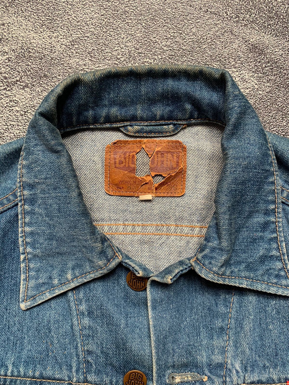 Big John × Vintage Vintage Trucker Jeans Big John Size M / US 6-8 / IT 42-44 - 3 Thumbnail