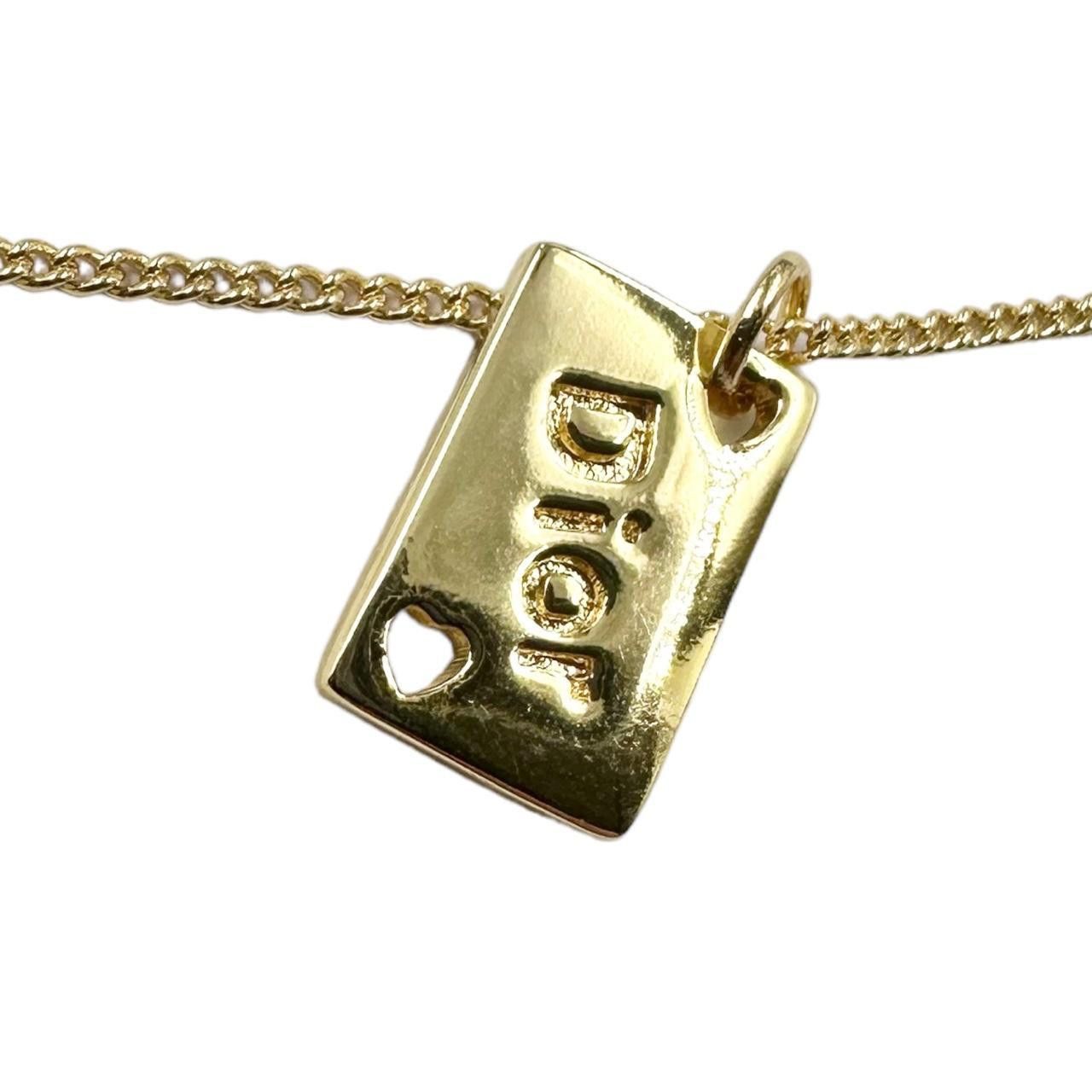 Vintage Dior Playing Card Chain Necklace