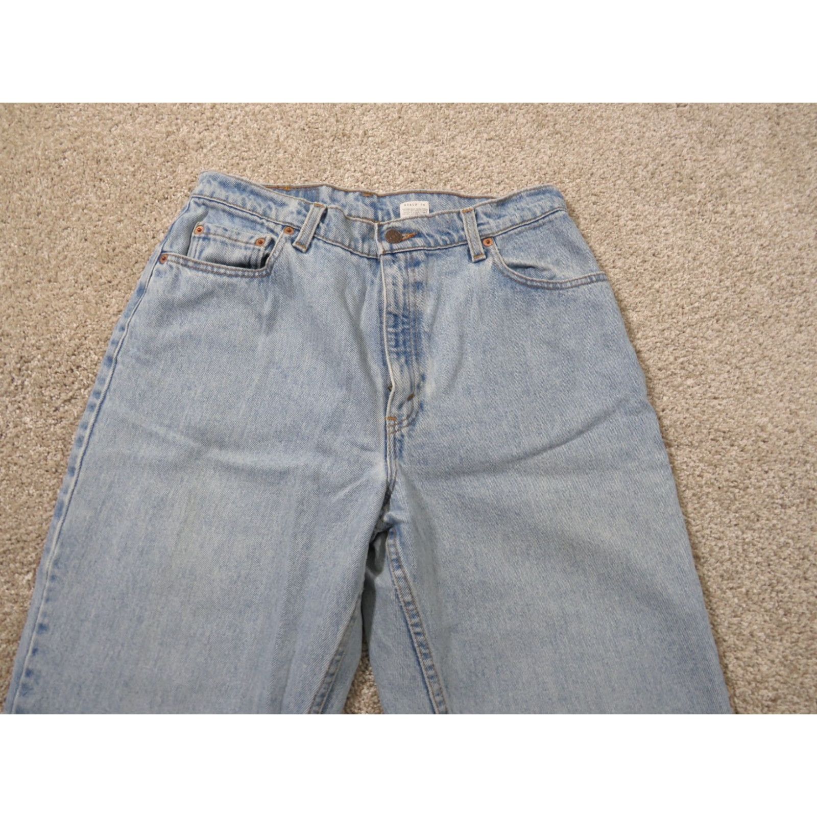 Levi's VINTAGE Levi's 550 Jeans Denim Straight Regular 12 Women 30x32 Blue 1998 USA Overall Size 34" / US 12 / IT 48 - 3 Thumbnail