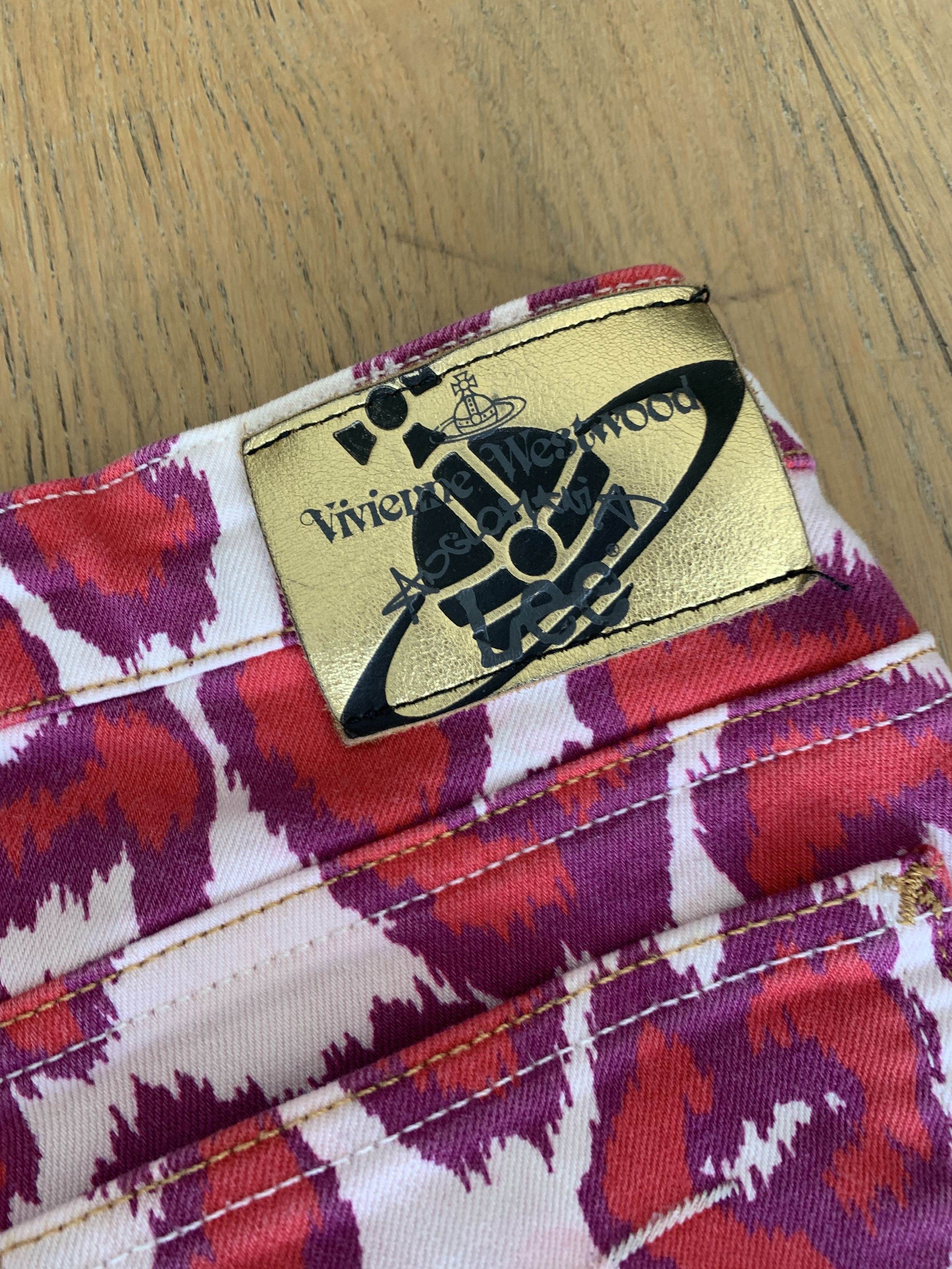 Lee × Vivienne Westwood Brand New Vintage LIPS Skinny Jeans Lee Collab Size 25" / US 0 / IT 36 - 4 Thumbnail