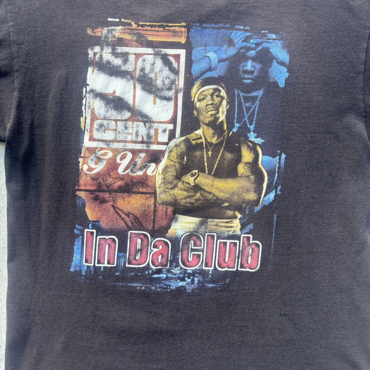 Rap Tees × Vintage Vintage 50 Cent In Da Club Rap Tee Size US L / EU 52-54 / 3 - 4 Thumbnail